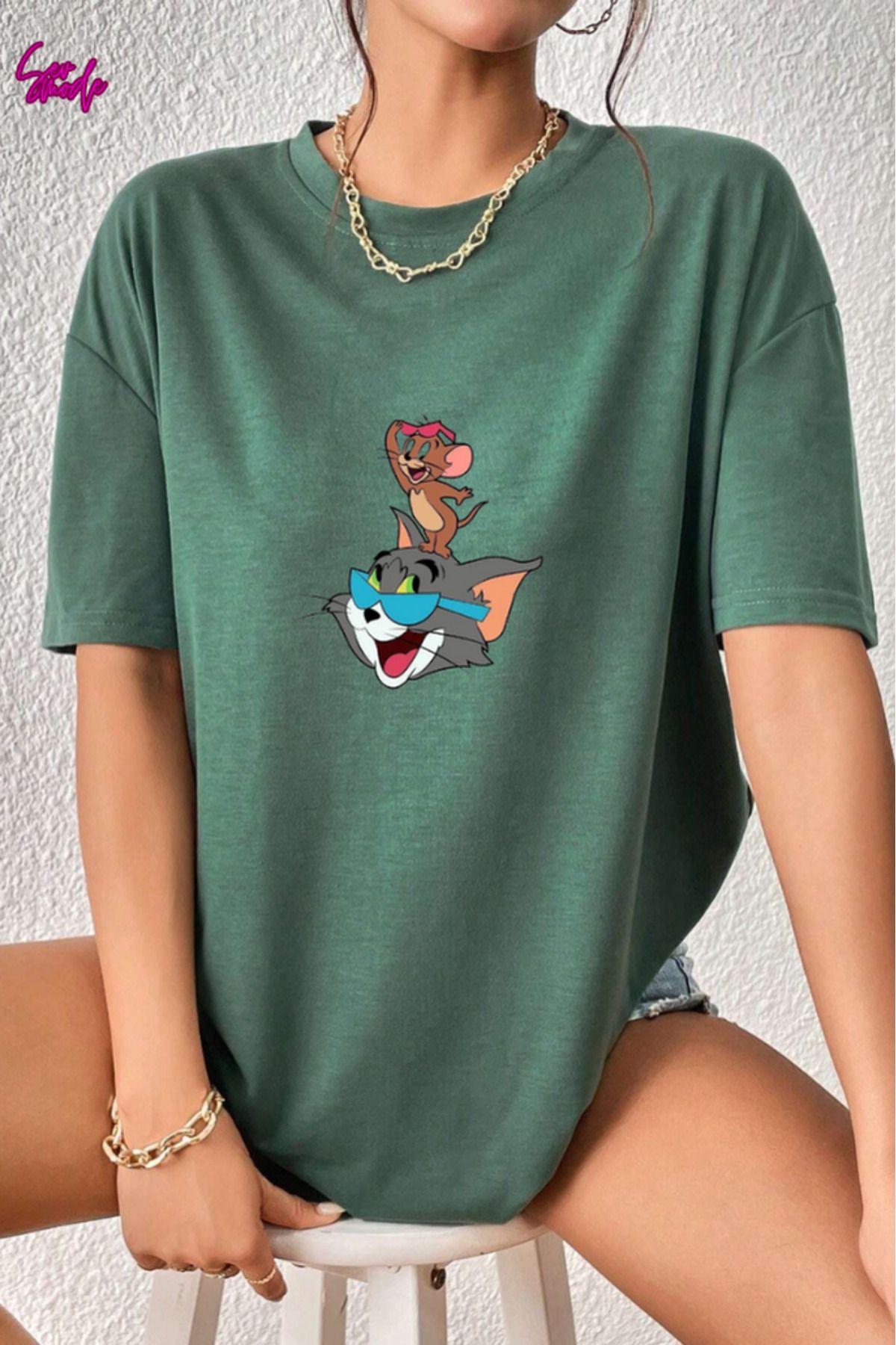 SevMode Unisex Baskılı T-shirt