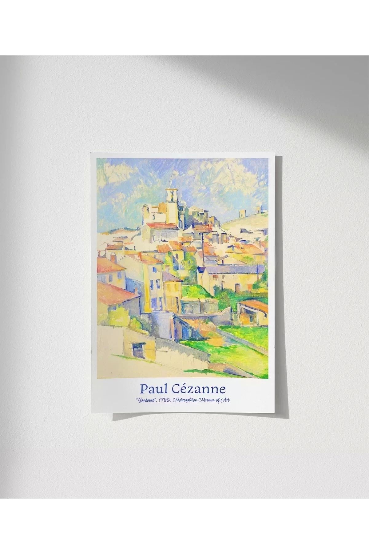 VOGLOO Çerçevesiz Poster Paul Cézanne Gardanne 2