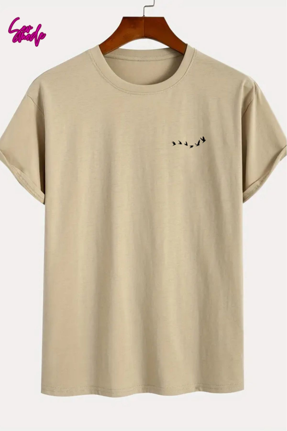 SevMode Unisex Baskılı T-shirt