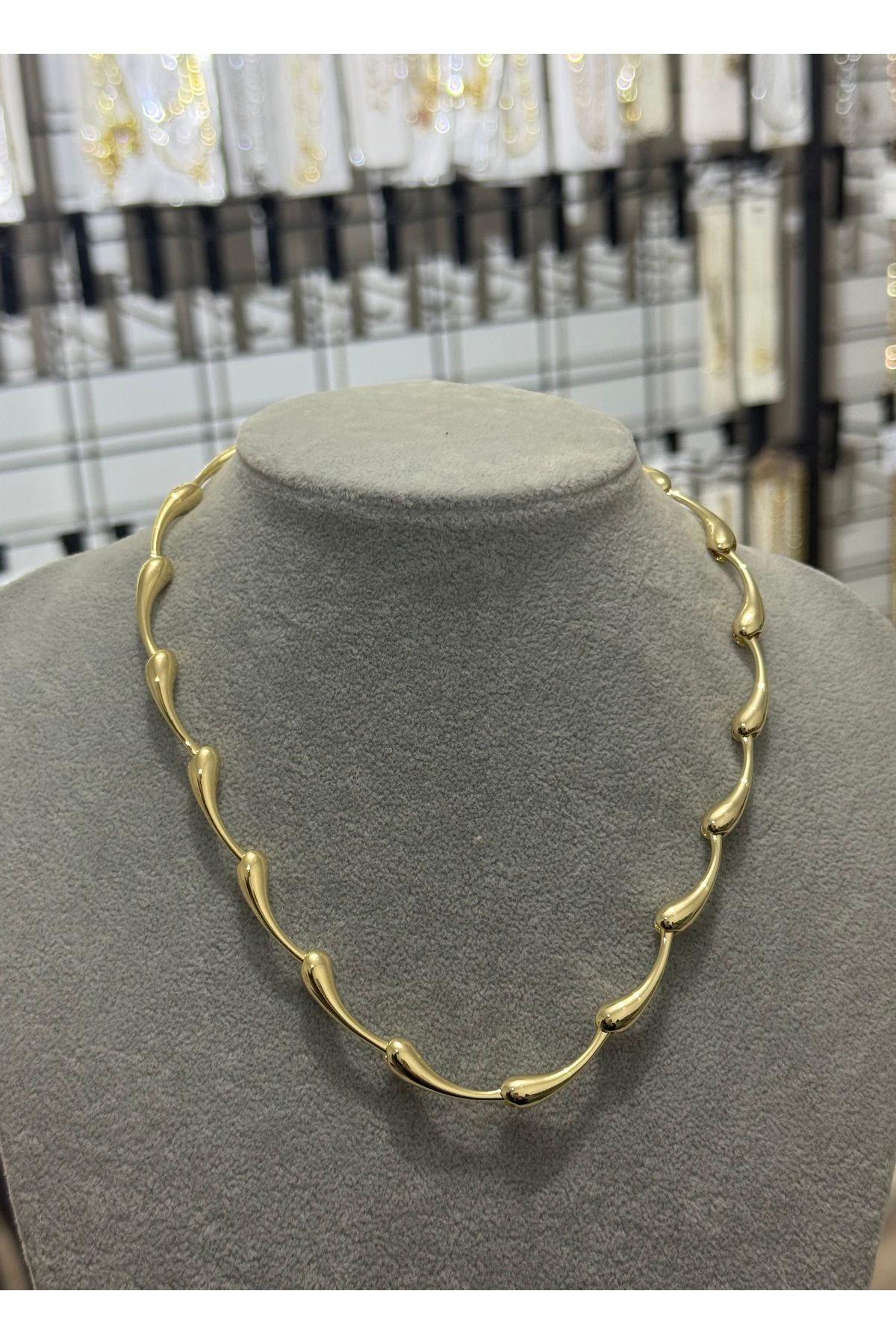 XUPING JEWELRY 18K Şık Çelik kolye paslanmaz kararmaz