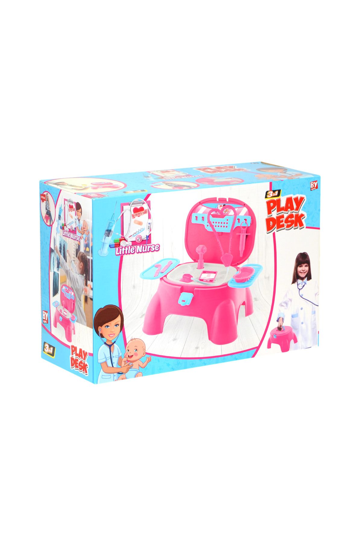 Easy Tedarik 573-BP LITTLE NURSE OYUN TABURESİ DOKTOR SET KIZ