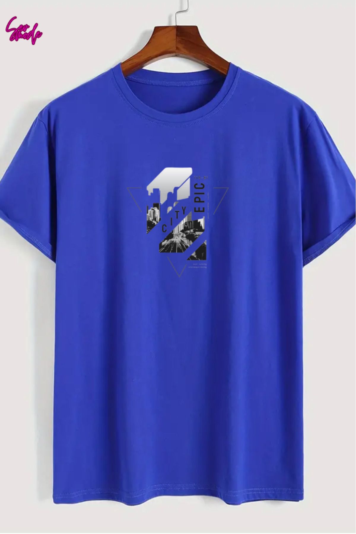 SevMode Unisex Baskılı T-shirt