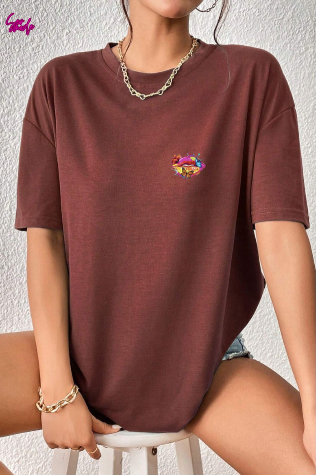 SevMode Unisex Baskılı T-shirt
