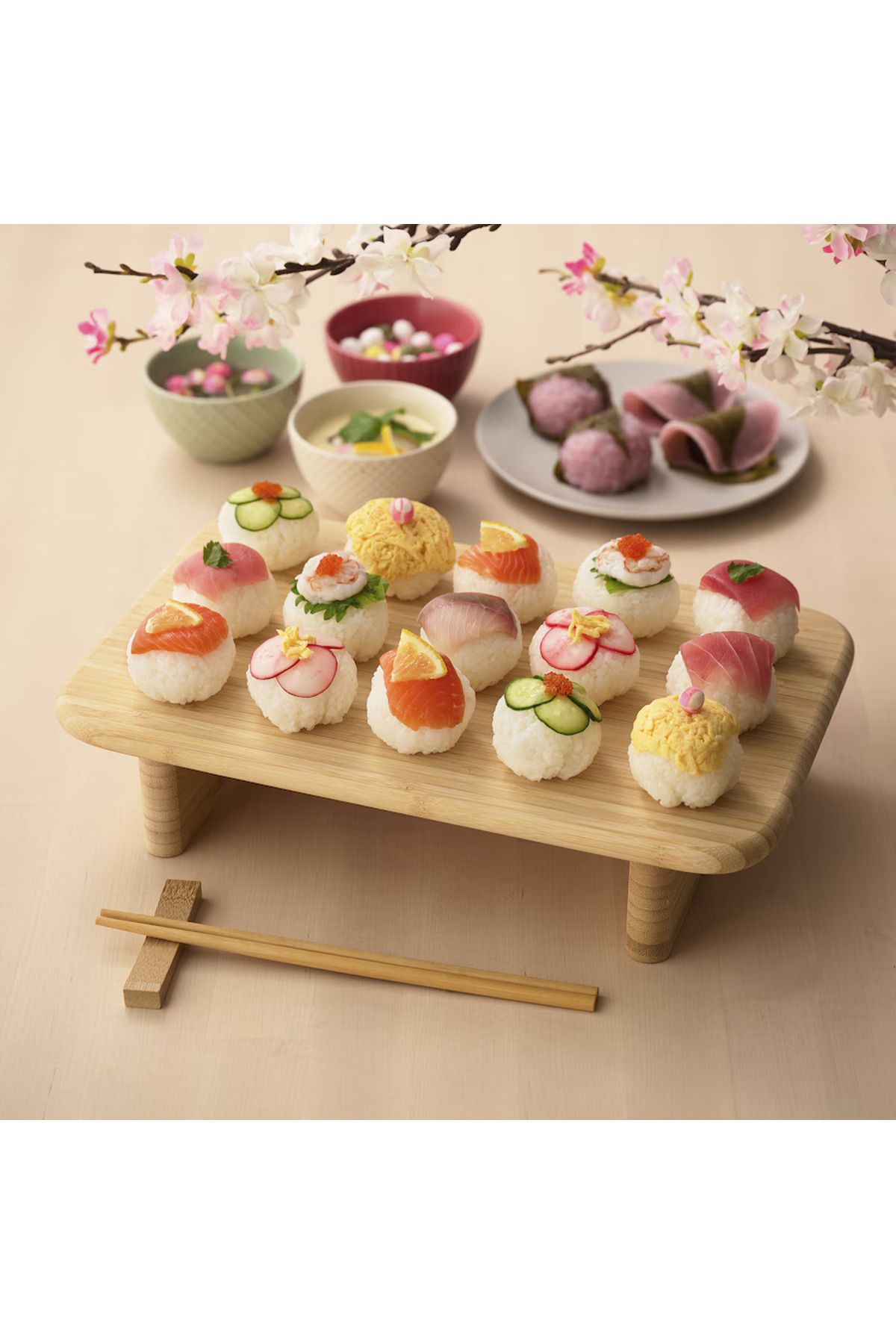 Dnl Home Bambu Kesme Tahtası, Ayaklı Dikdörtgen Bambu Ahşap Peynir Sunum Tahtası (30cm X 20cm)