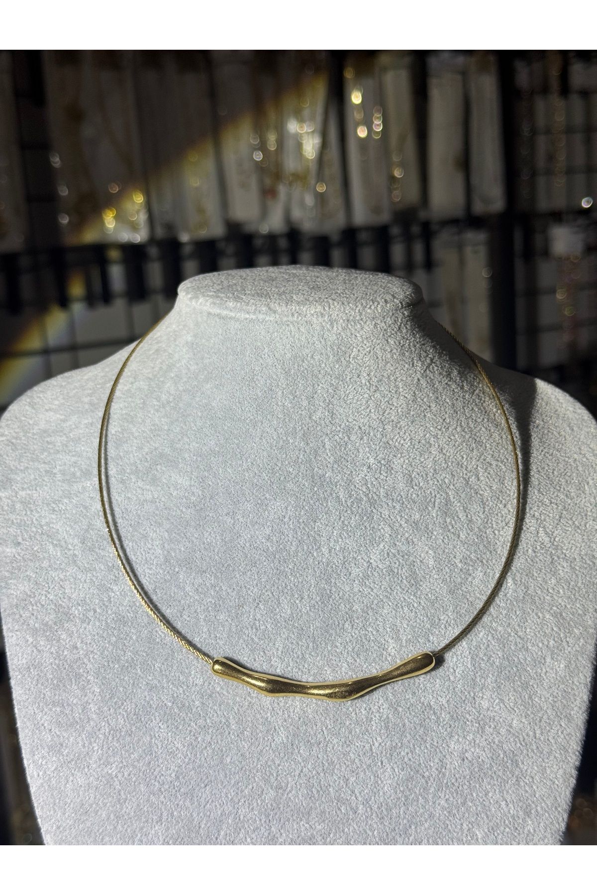 XUPING JEWELRY 18K şık çelik kolye paslanmaz kararmaz