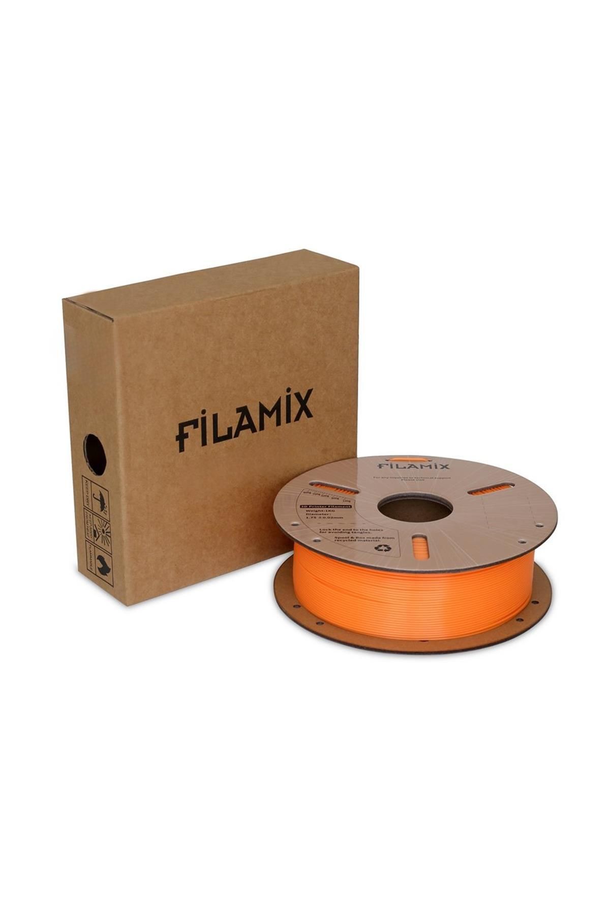 FİLAMİX Urhanshop Filamix Rapid Petg Turuncu Filament 1.75mm 1000Gr
