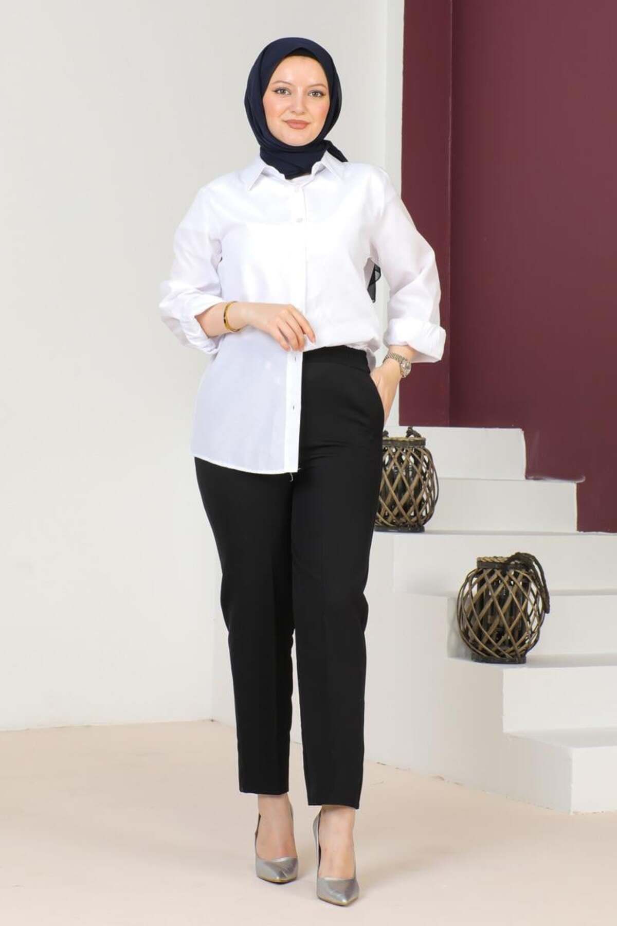 LLOHA pantolon siyah 400