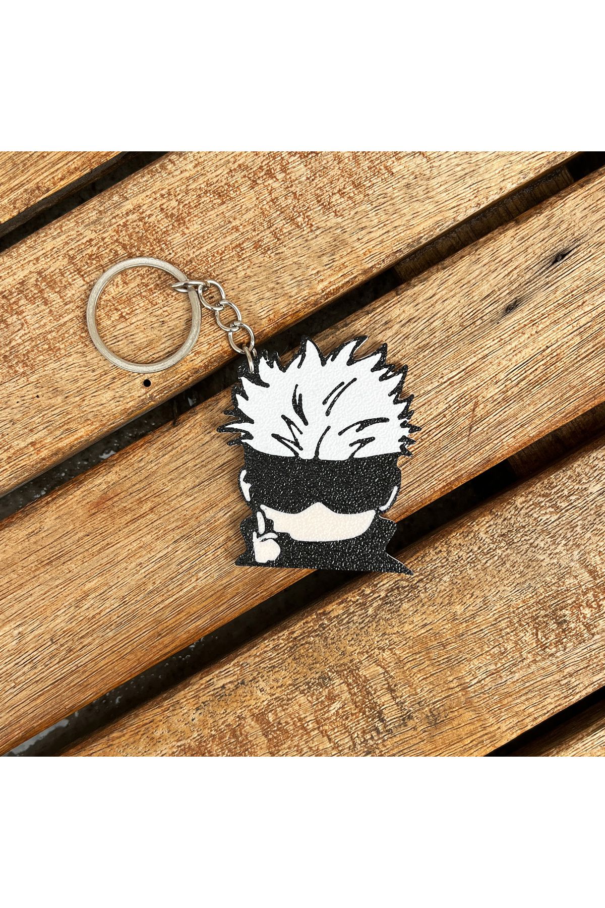 Gada Gojo Anahtarlık – Gojo Hediye - Jujutsu Kaisen hediye - Gojo Satoru Anahtarlık - Gojo Satoru Hediye