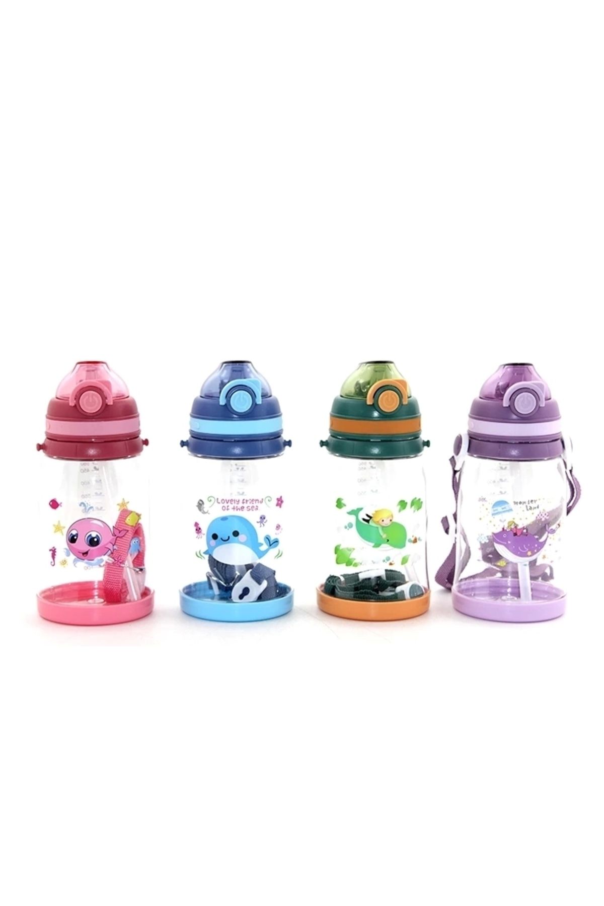 PRATİKOBA Renkli Pipetli Suluk 550 Ml Alk2969