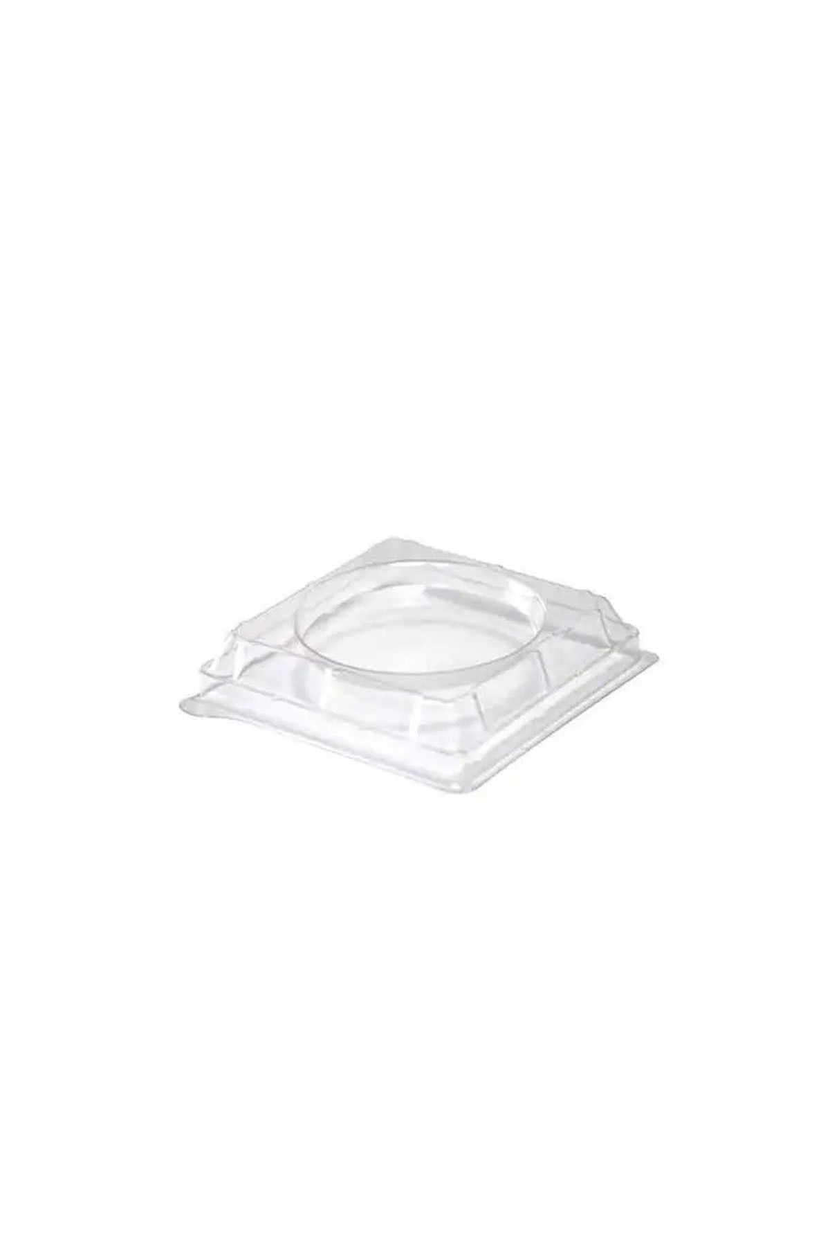 RUBİKAP Plastik Mini Kap Kapağı (Düz) 60 cc - 50 adet