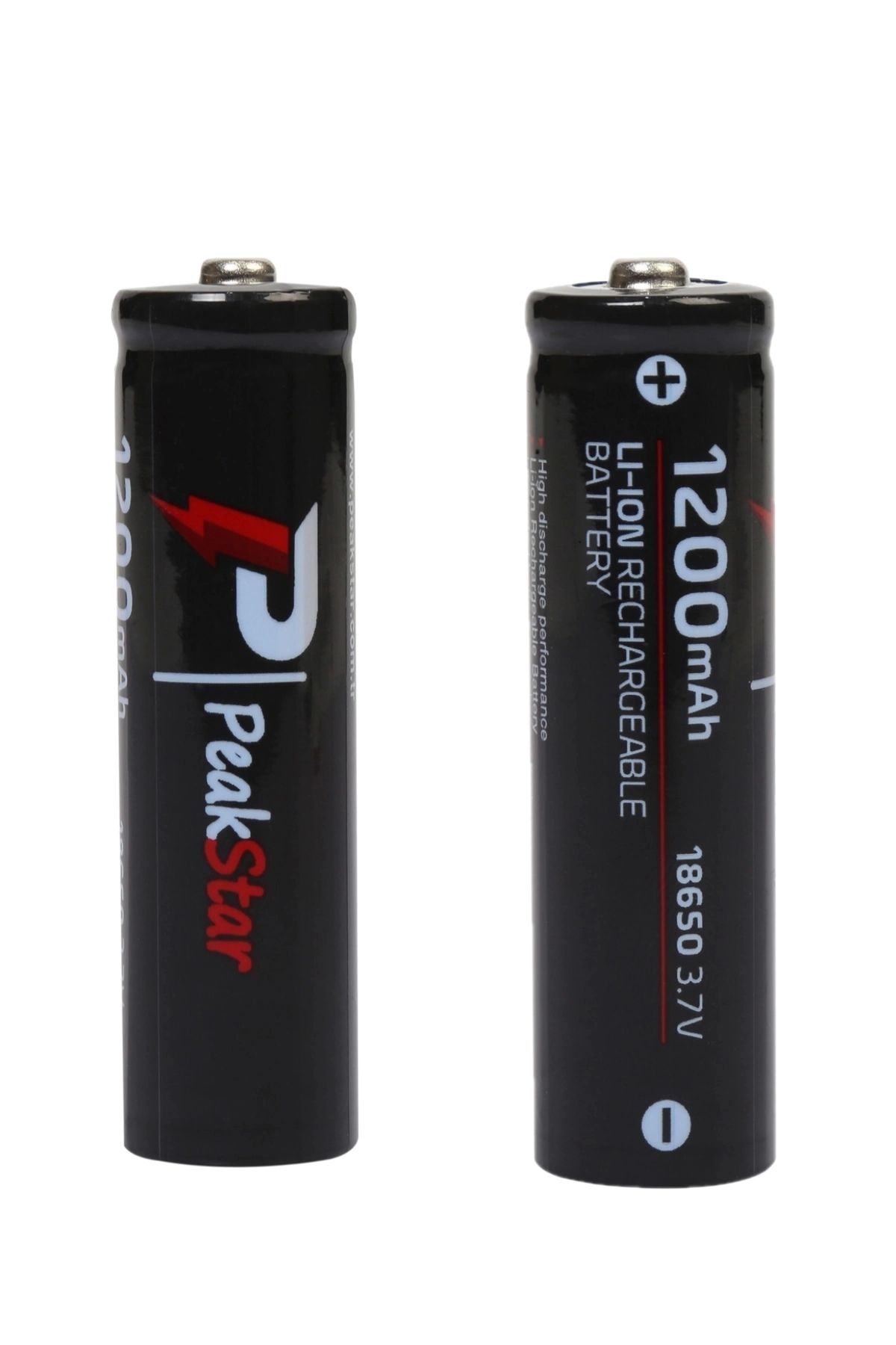 PRATİKOBA 3.7 V 1200 Mah Şarj Edilebilir 18650 Turbo Model Li-ion Şarjlı Pil