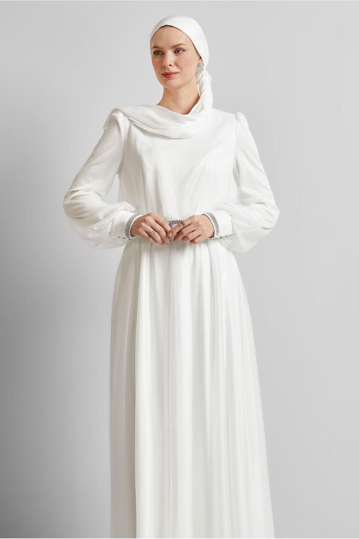 Alvina KEMERLİ ABİYE ELBİSE 45607