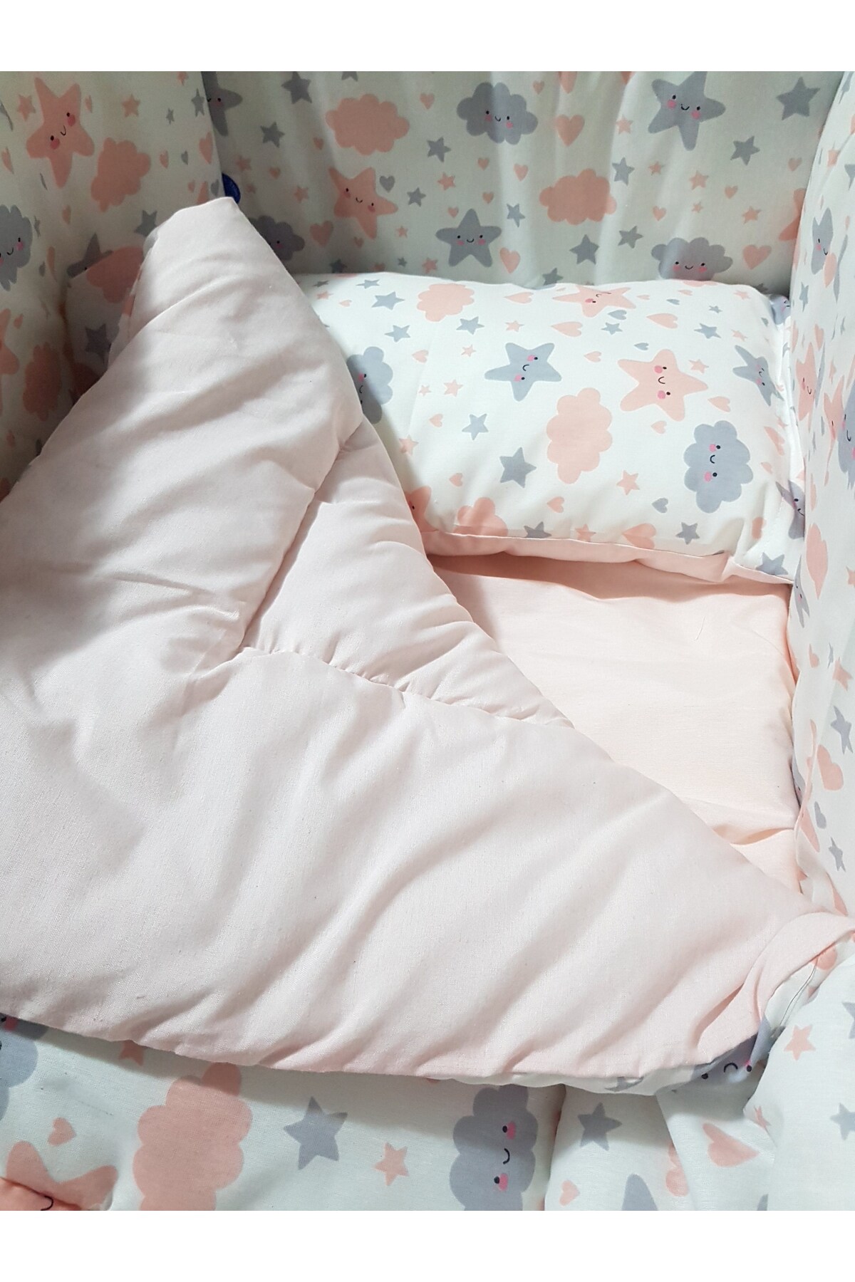 bebek_iklimi 45x85 Bebek Uyku Seti – Beşik Hariç - Portatif Sepet Beşik Uyku Seti fotoğrafı 4 (önizleme)