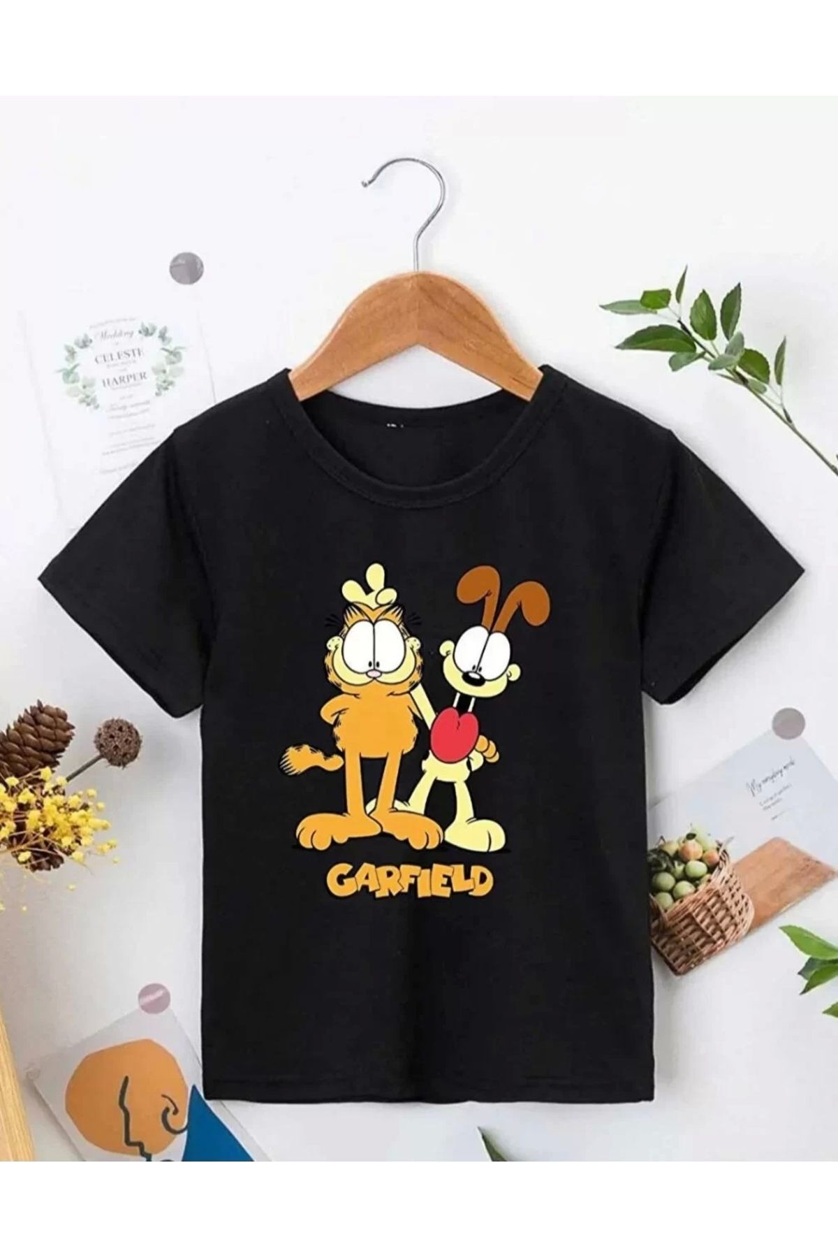 luz&pos Çocuk Unisex Baskılı T-Shirt - Siyah