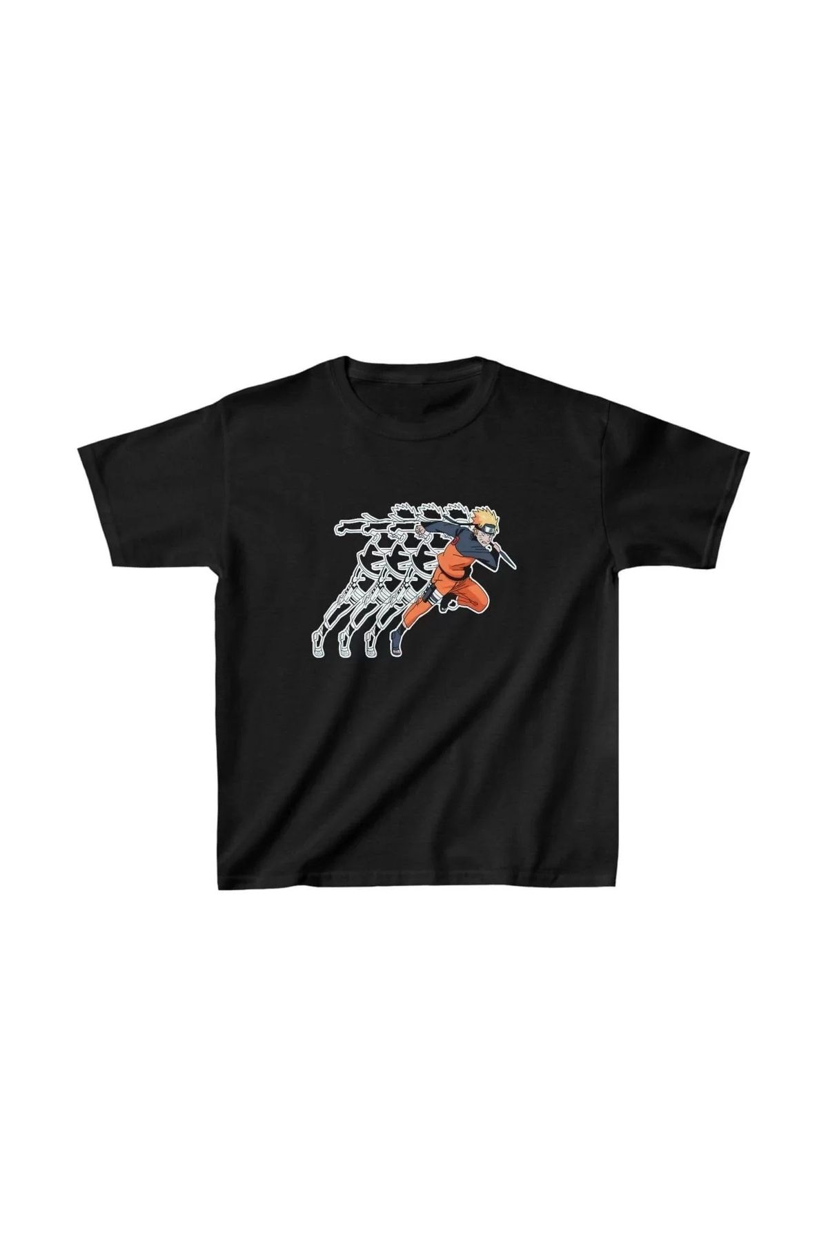 luz&pos Çocuk Unisex Baskılı T-Shirt - Siyah