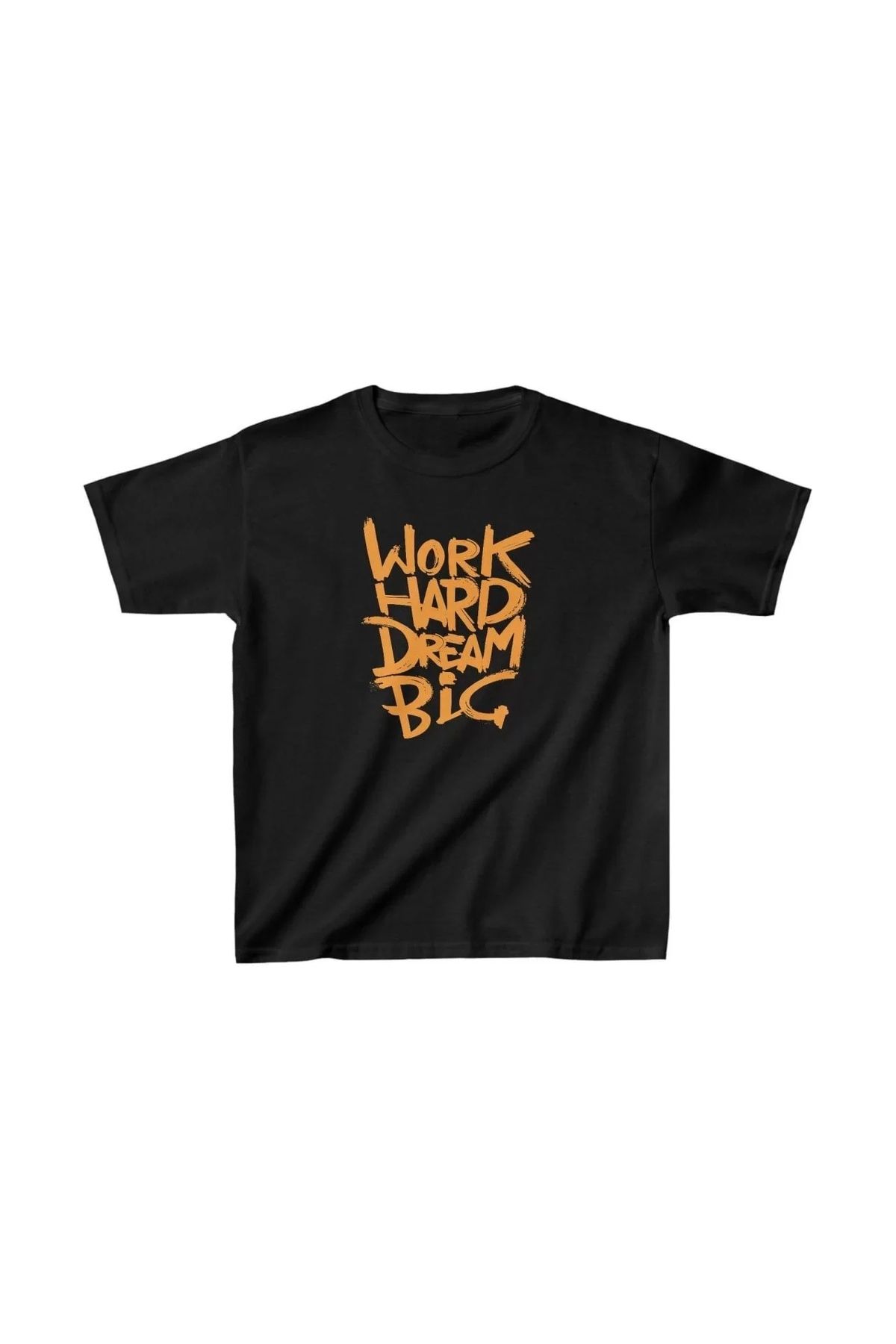 luz&pos Unisex Çocuk Baskılı T-Shirt - Siyah