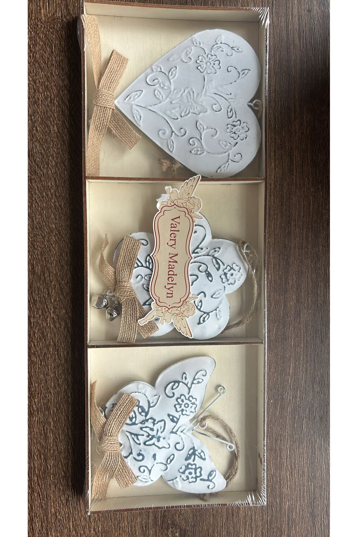 Valery Madelyn Set 3 Decoratiuni Casa Si Gradina, Alb, Valery Madelyn - One Size
