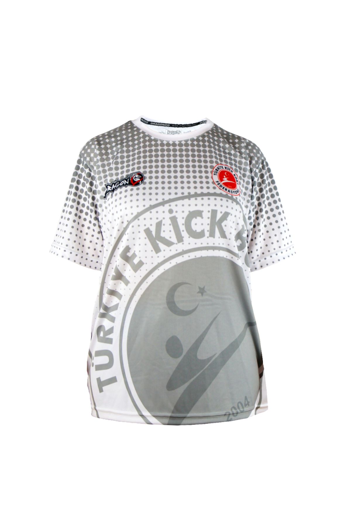Dragondo KF2024 Kick Boks Tişörtü Beyaz Kick Boxing Tshirt