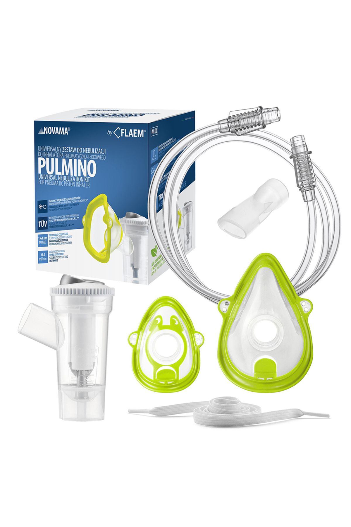 Novama Kit Accesorii Universale Pulmino, Pentru Aparate Aerosoli Cu Compresor - One Size