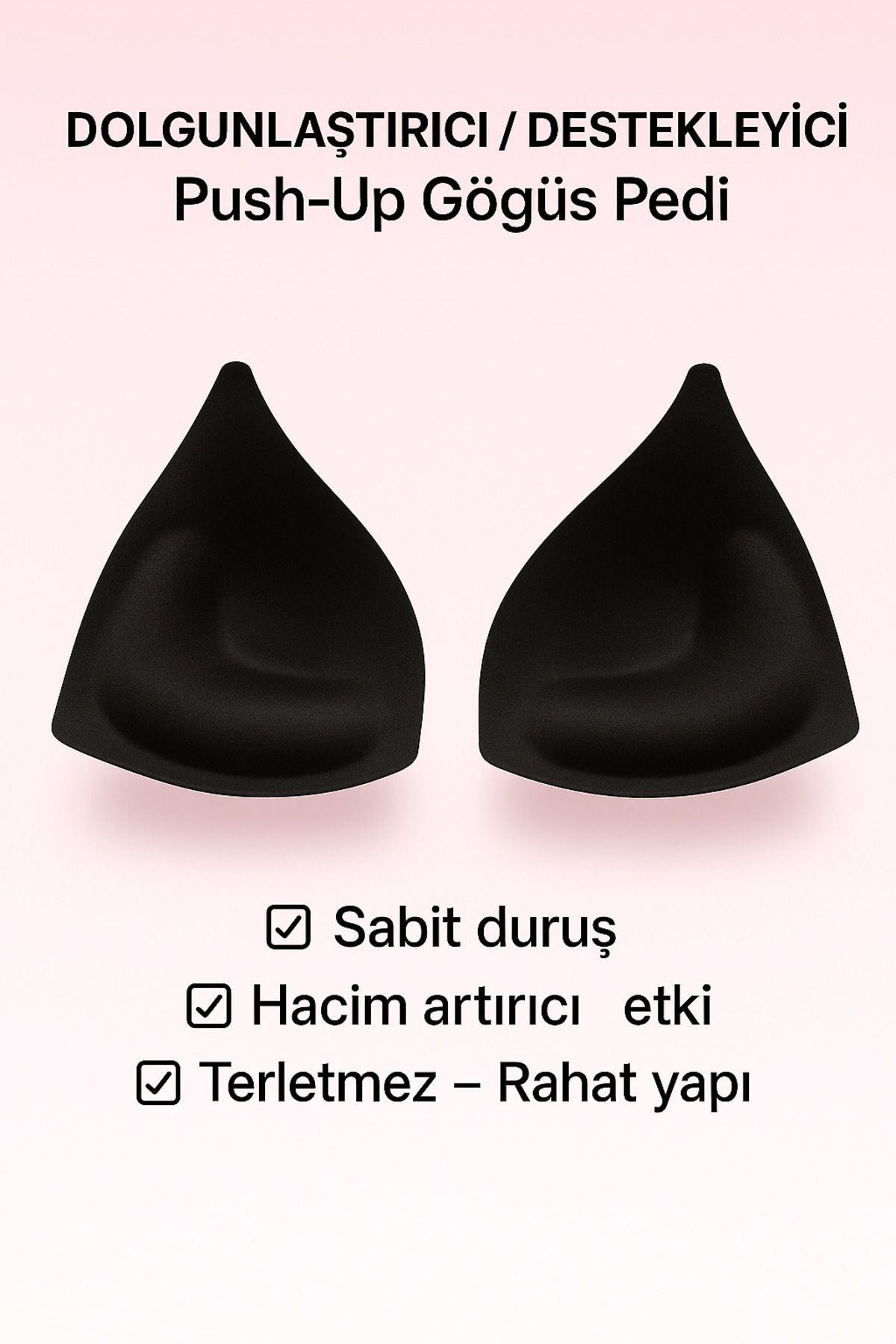Behills Mayo Bikini Abiye Elbise Destekleyici Double Dolgu Üçgen Push-up Göğüs Pedi