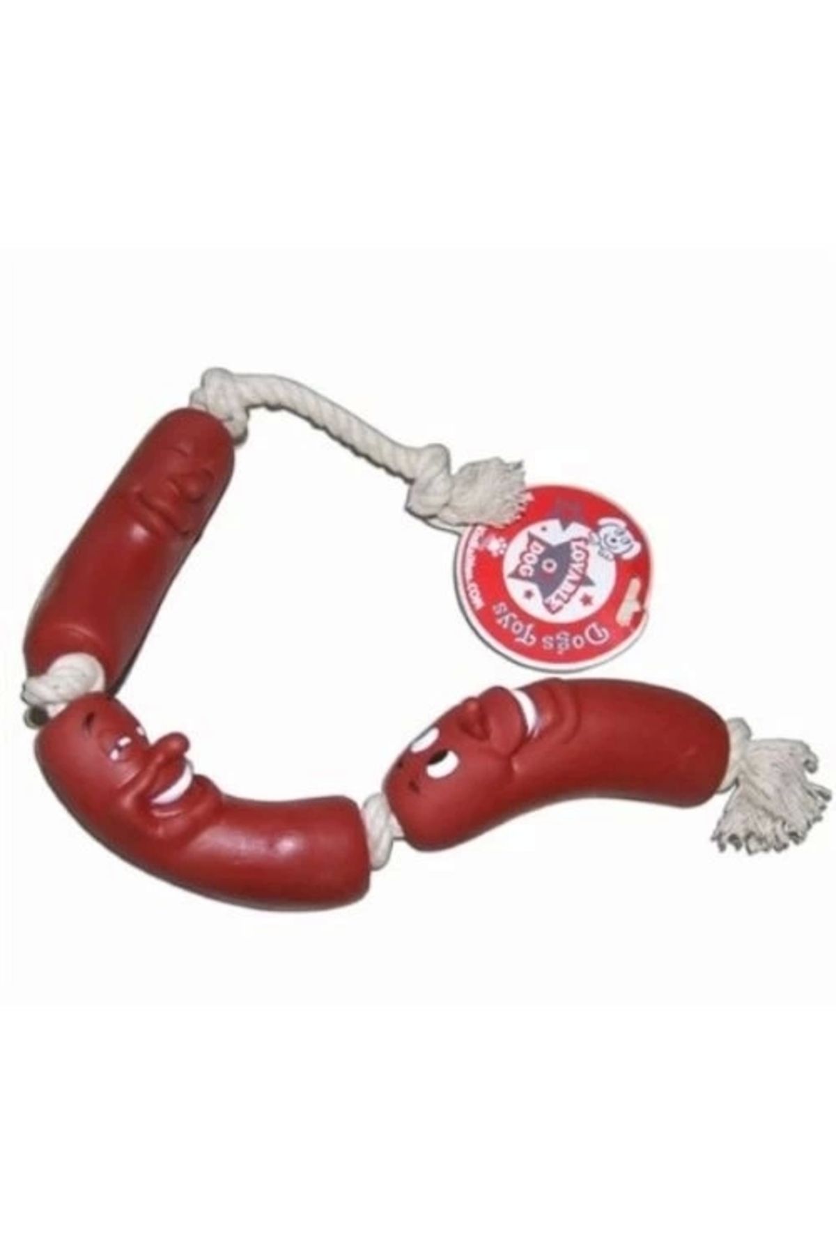 PRATİKOBA Köpek Oyuncağı Sosis