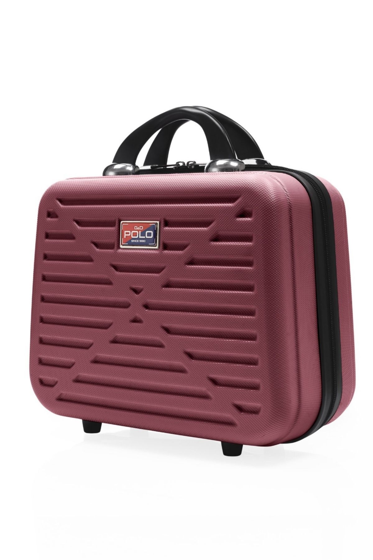 G&D Polo Suitcase Abs Bordo Seyahat & Makyaj & El Çantası 315.21-Bordo