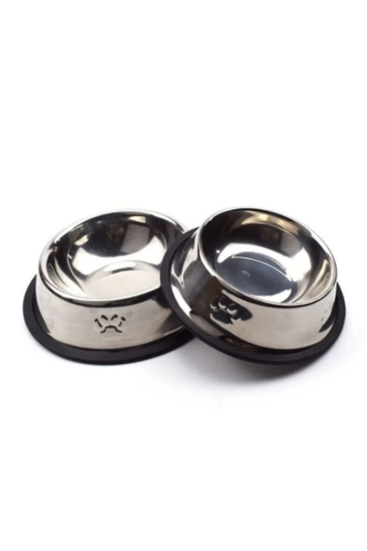 PRATİKOBA Paslanmaz Çelik Metal Mama Kabı 18 cm.