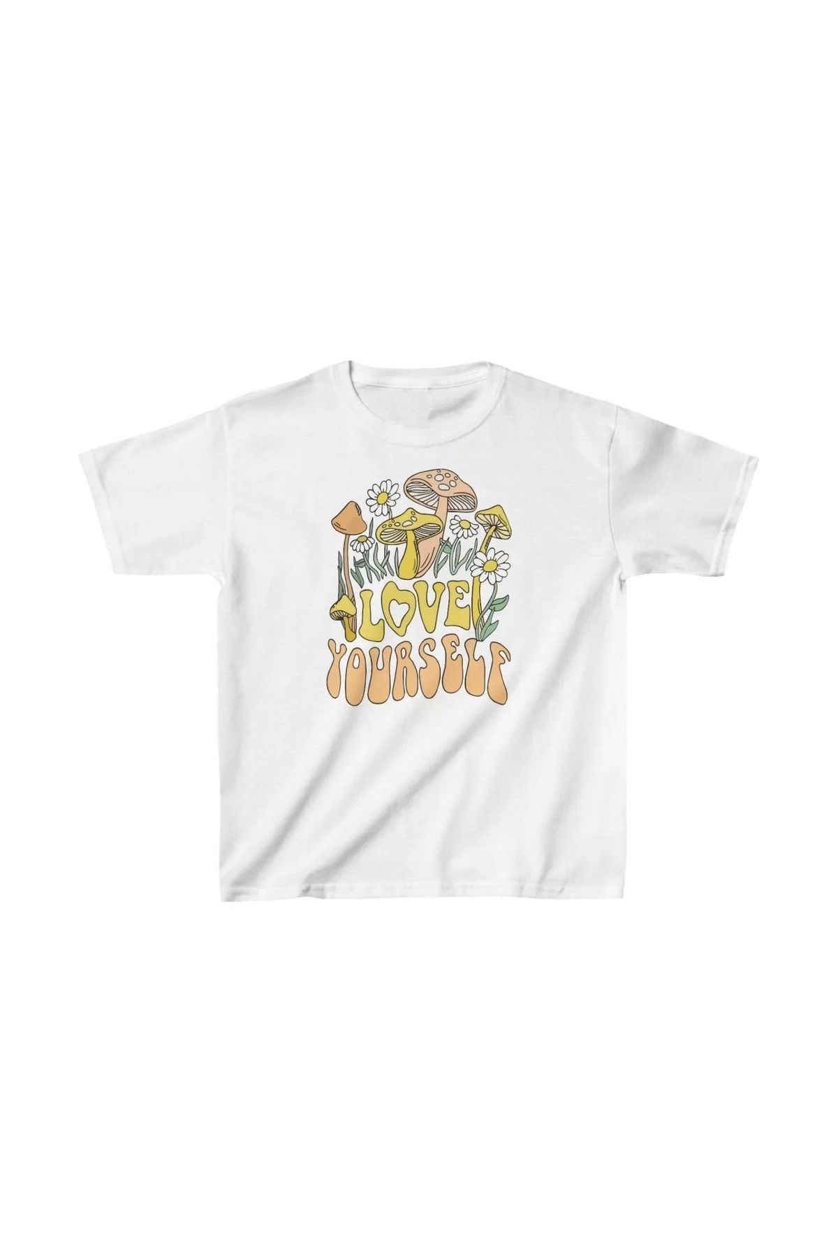 luz&pos Çocuk Unisex Baskılı T-Shirt - Beyaz