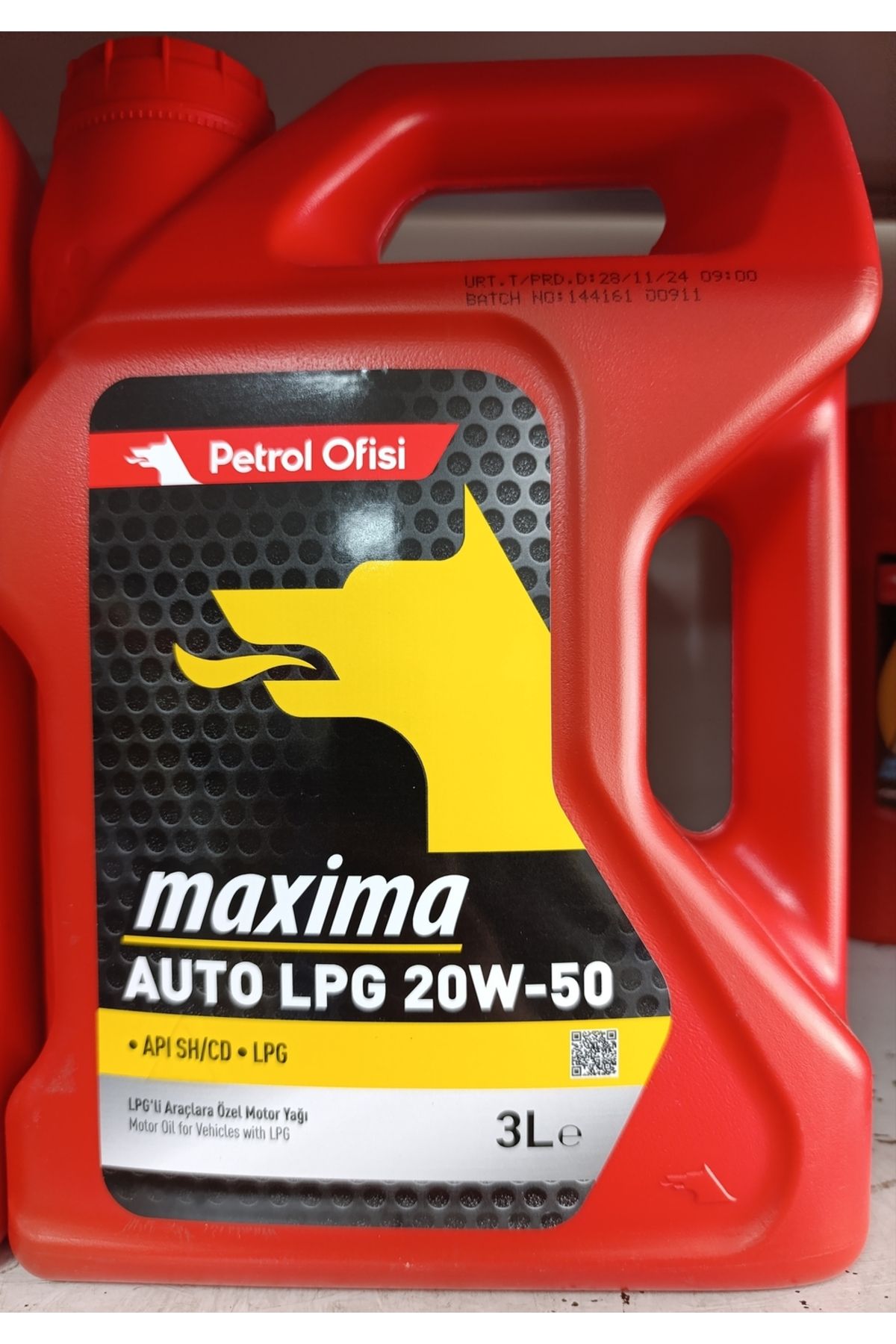Petrol Ofisi Auto Lpg 20w-50 3 lt Motor Yağı 2025 üretim