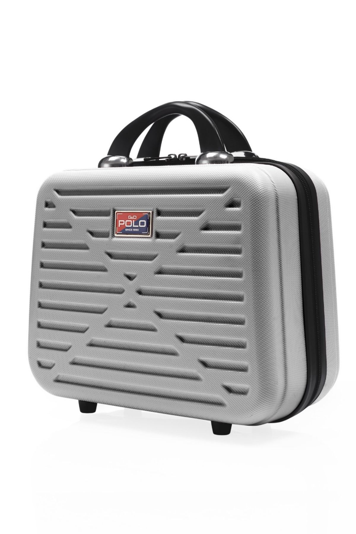 G&D Polo Suitcase Abs Gümüş Gri Seyahat & Makyaj & El Çantası 315.09-Gümüs