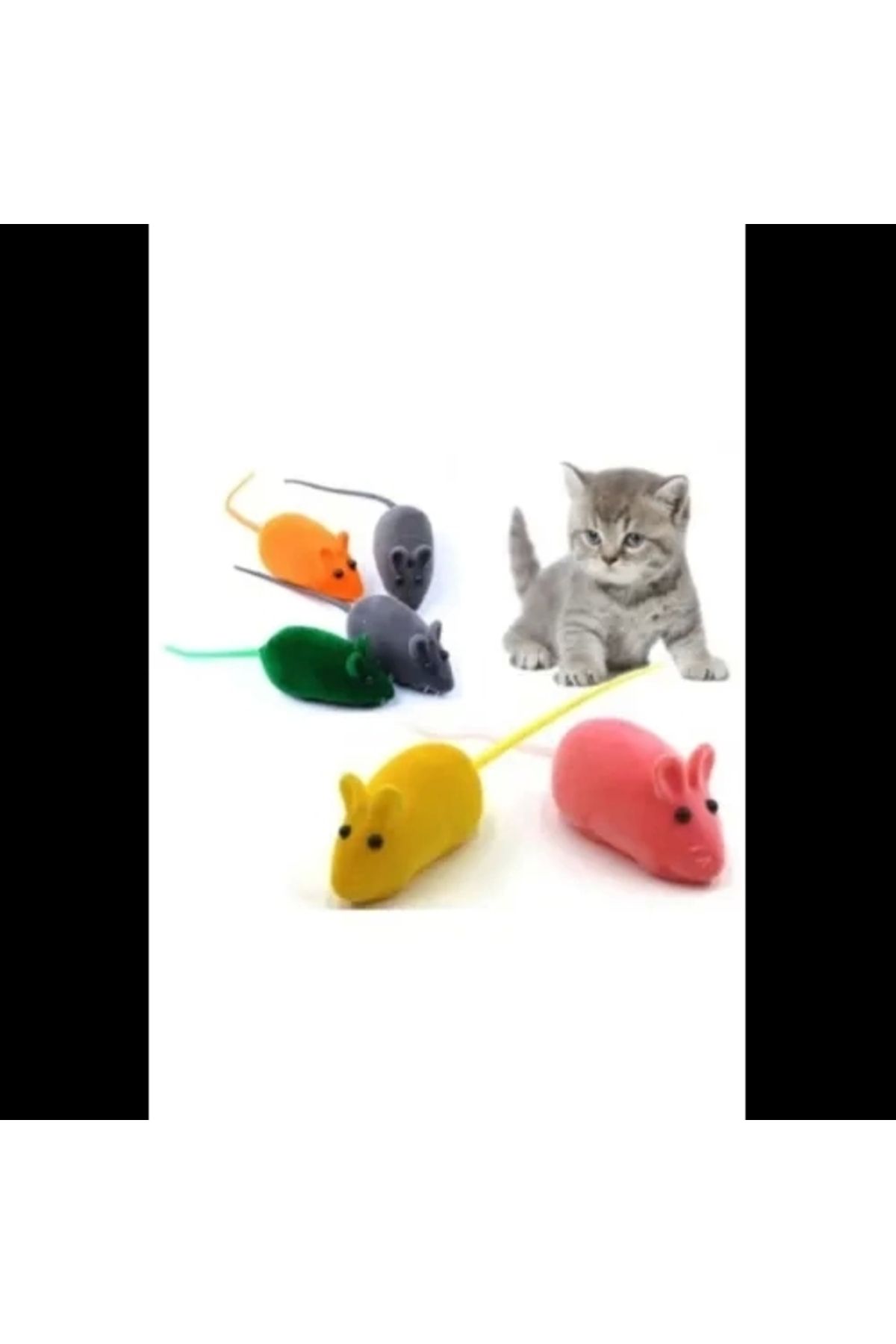 PRATİKOBA Kedi Eğitim Oyun Faresi 4 Adet