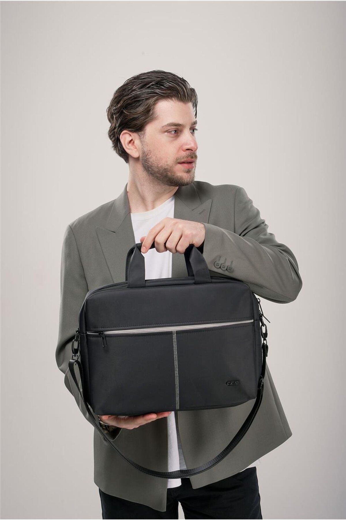 ÇÇS-Men's Briefcase Ccs71465 2