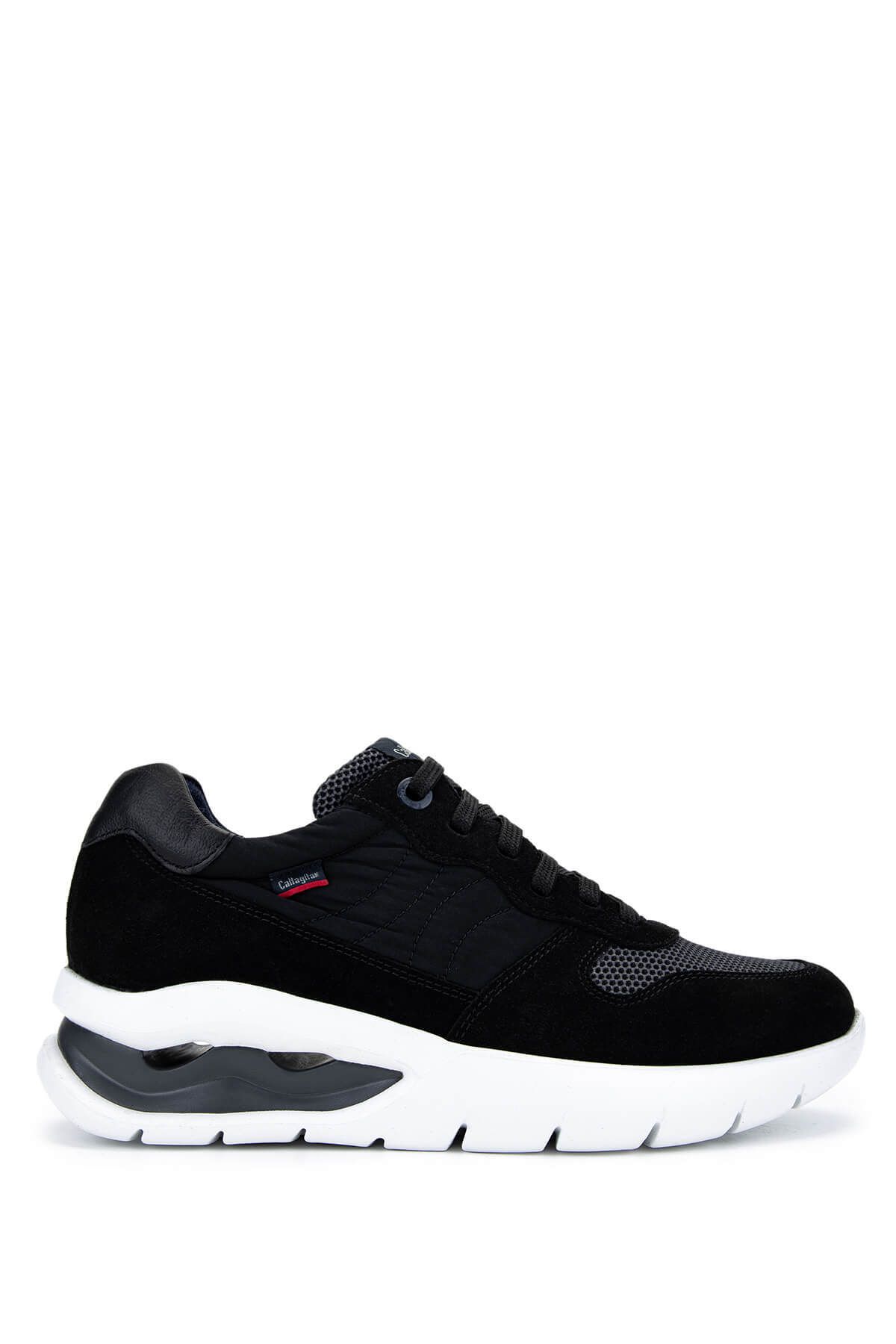 Callaghan Erkek Deri & Tekstil Siyah Sneakers & Spor Ayakkabı