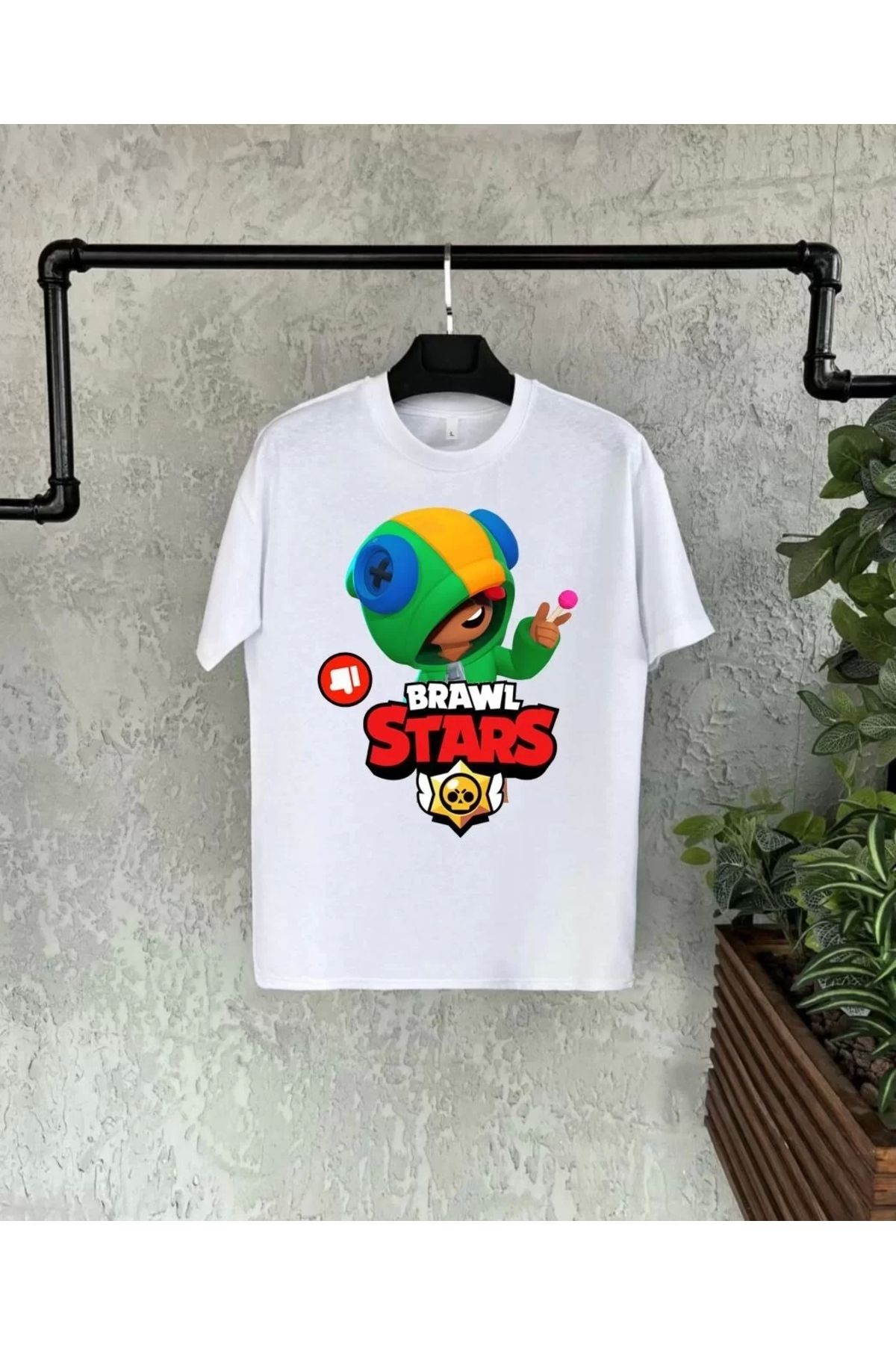 luz&pos Unisex Baskılı Kısa Kol Çocuk T-Shirt - Beyaz