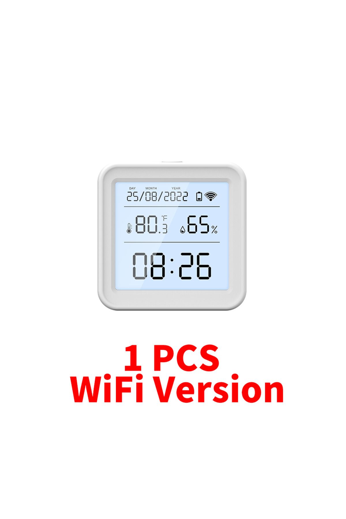 NVWU-24h Wifi Version Tuya Zigbee/wifi Temperature And Humidity Sensor Backlight Indoor Thermometer Hygro 1