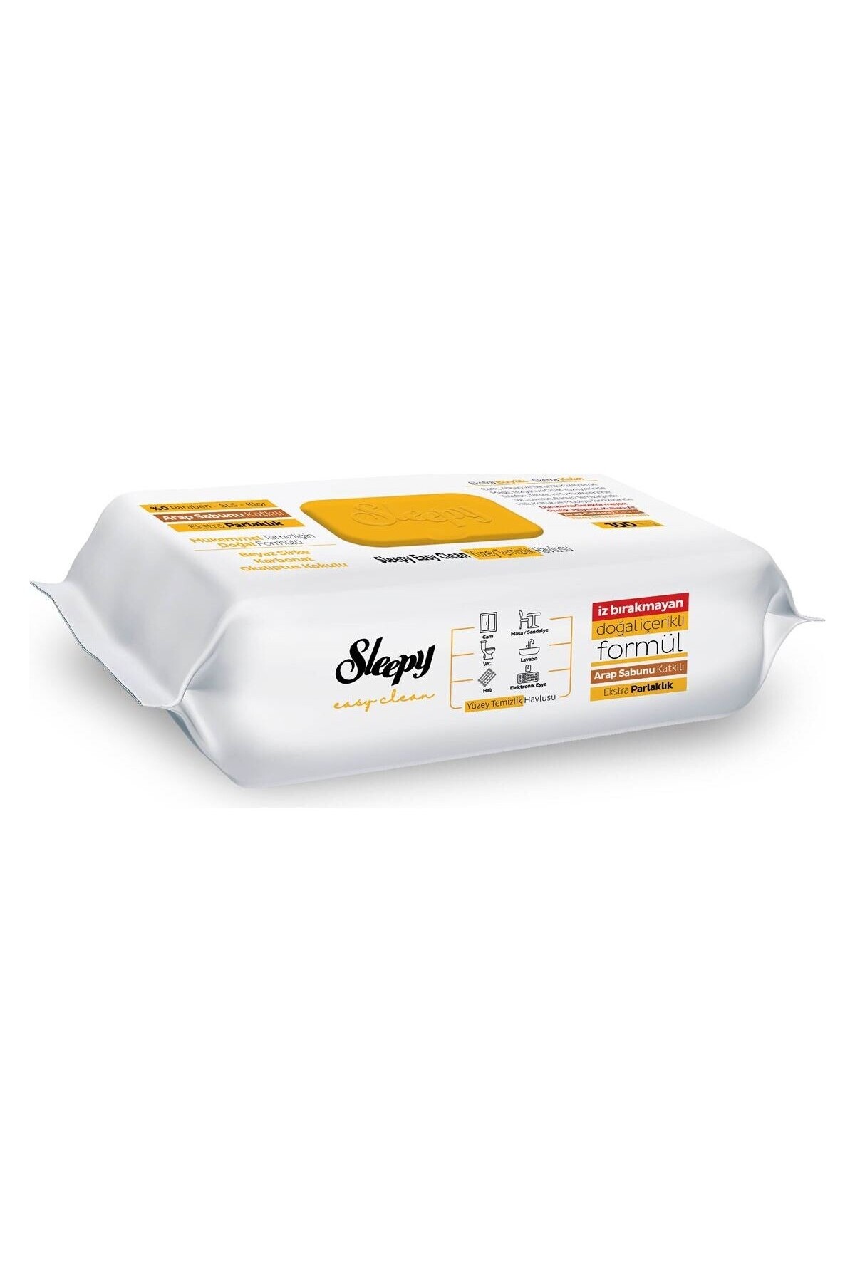 Sleepy Yüzey Temizleme Havlusu Arap Sabunlu 100'lü 4 Adet fotoğrafı 4 (önizleme)