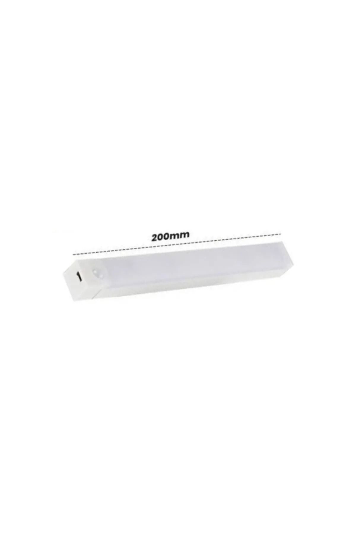 Hubstein 20cm Hareket Sensörlü Tüp Ledli Şarjlı Beyaz Led Auto Mod Dolap Içi, Koridor, Tezgah Altı
