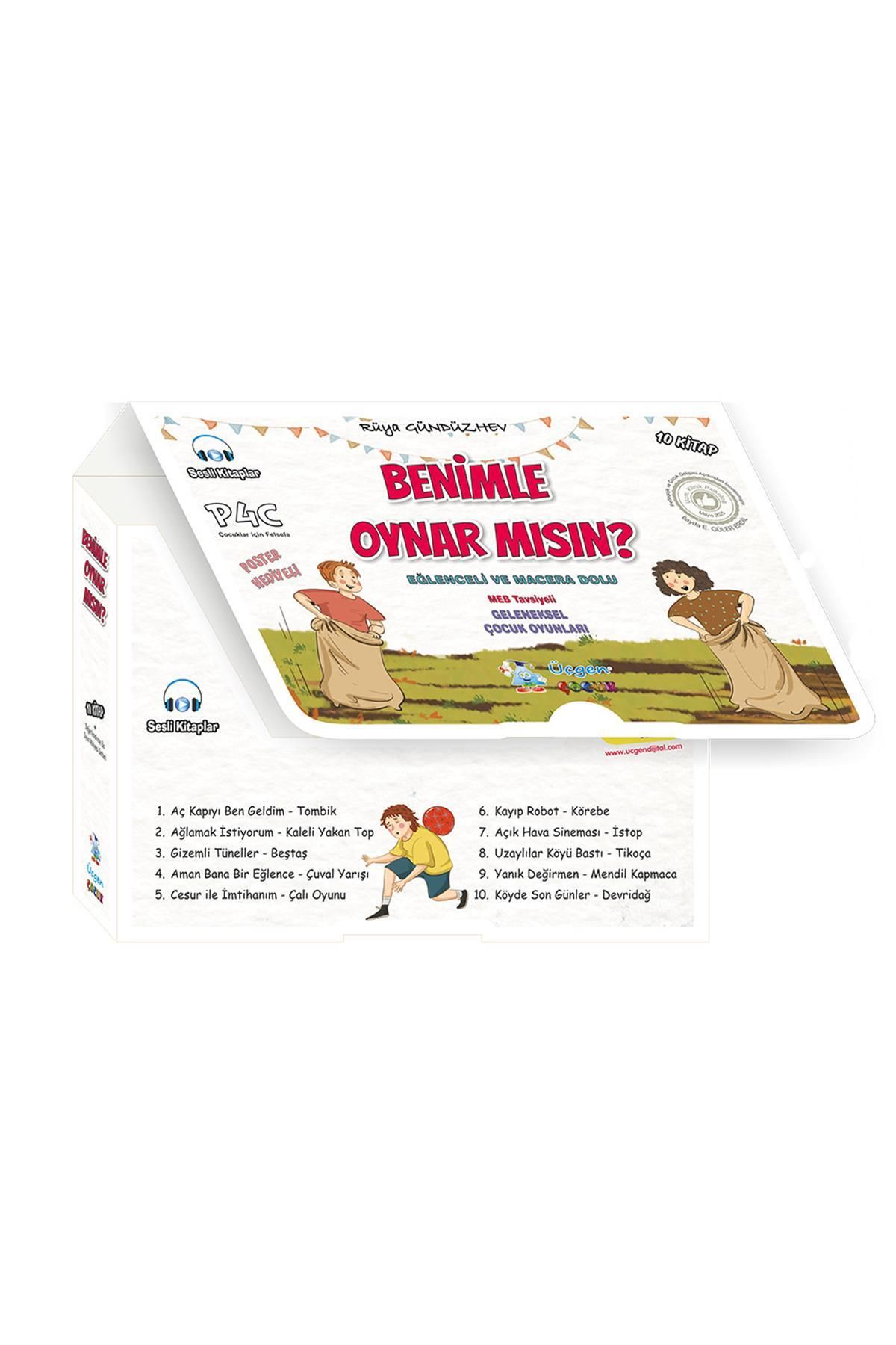 Üçgen Çocuk Benimle Oynar mısın? Geleneksel Çocuk Oyunları Serisi - Kutulu 10 Kitap