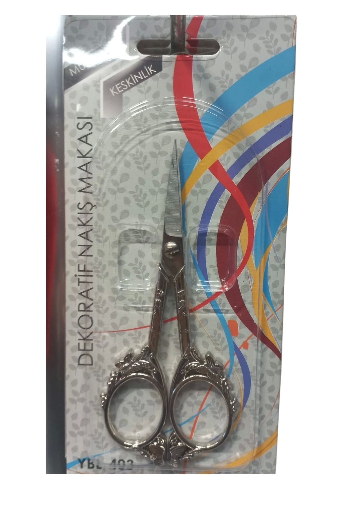 P Parla Nakış Makası Dekoratif Gümüş YBL-403 Model 12