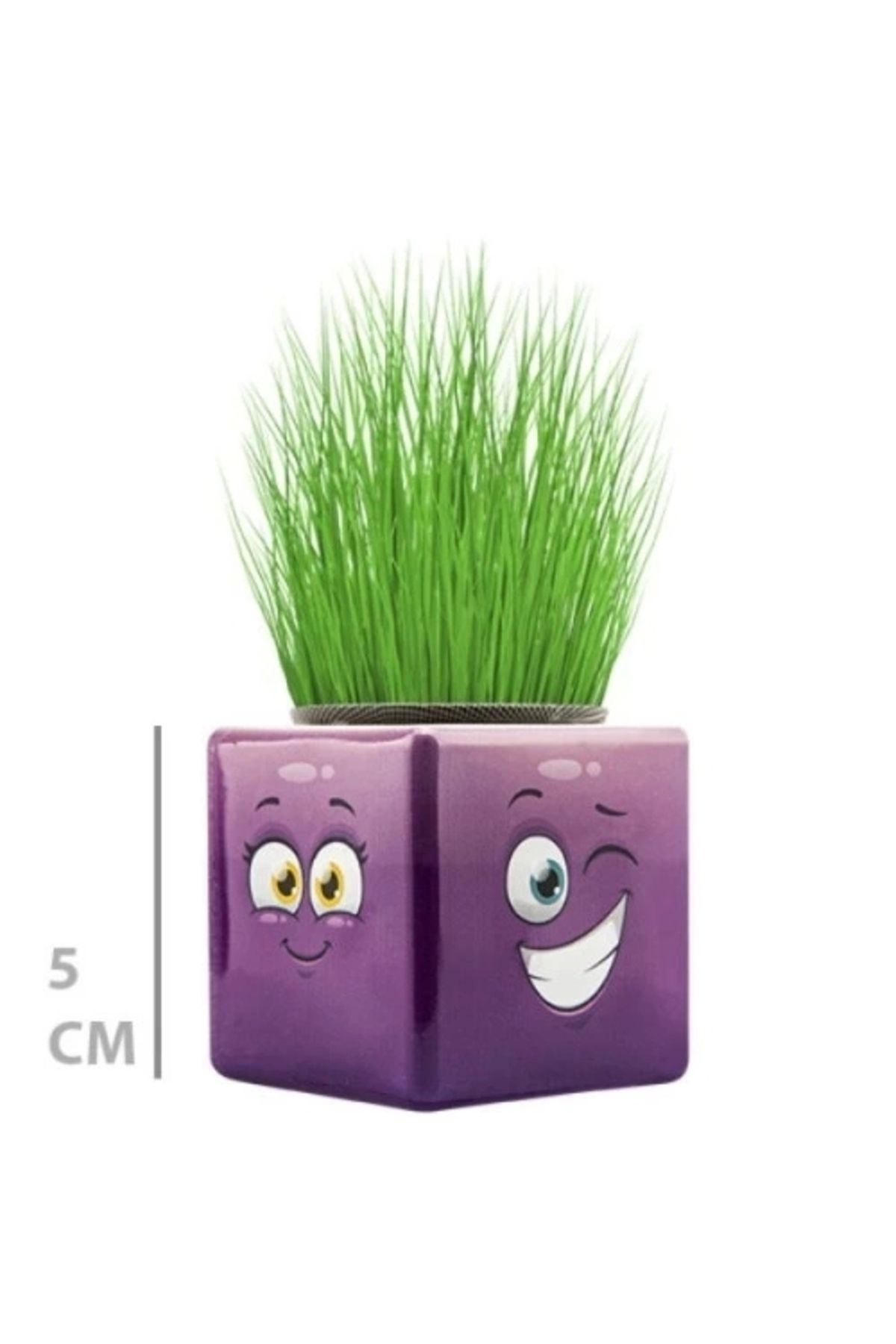 PRATİKOBA Çim Adam Mini Küp Emoji Figürlü 1 Adet