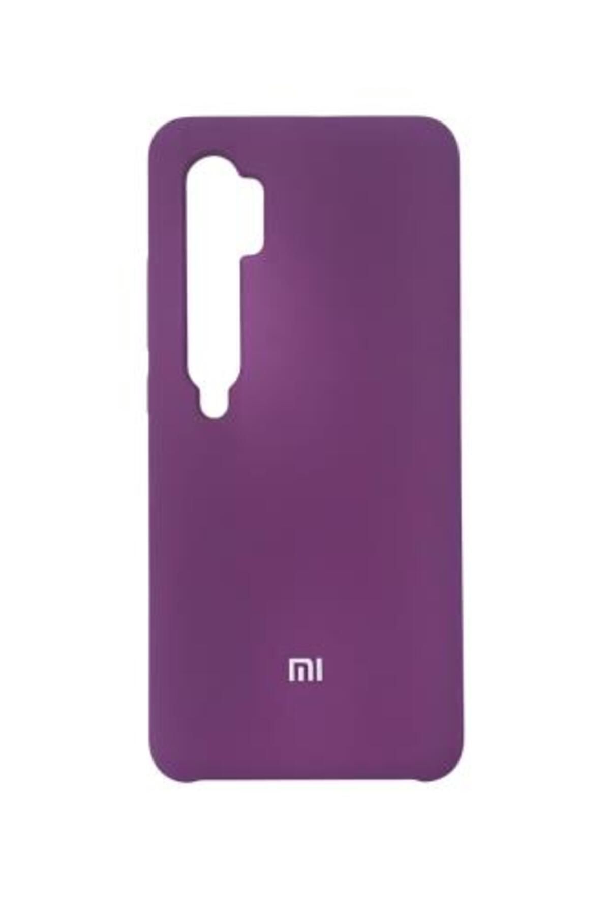 Xiaomi Mi Note 10 Pro Orijinal Silikon Kılıf Mor (Xiaomi Türkiye Garantili)