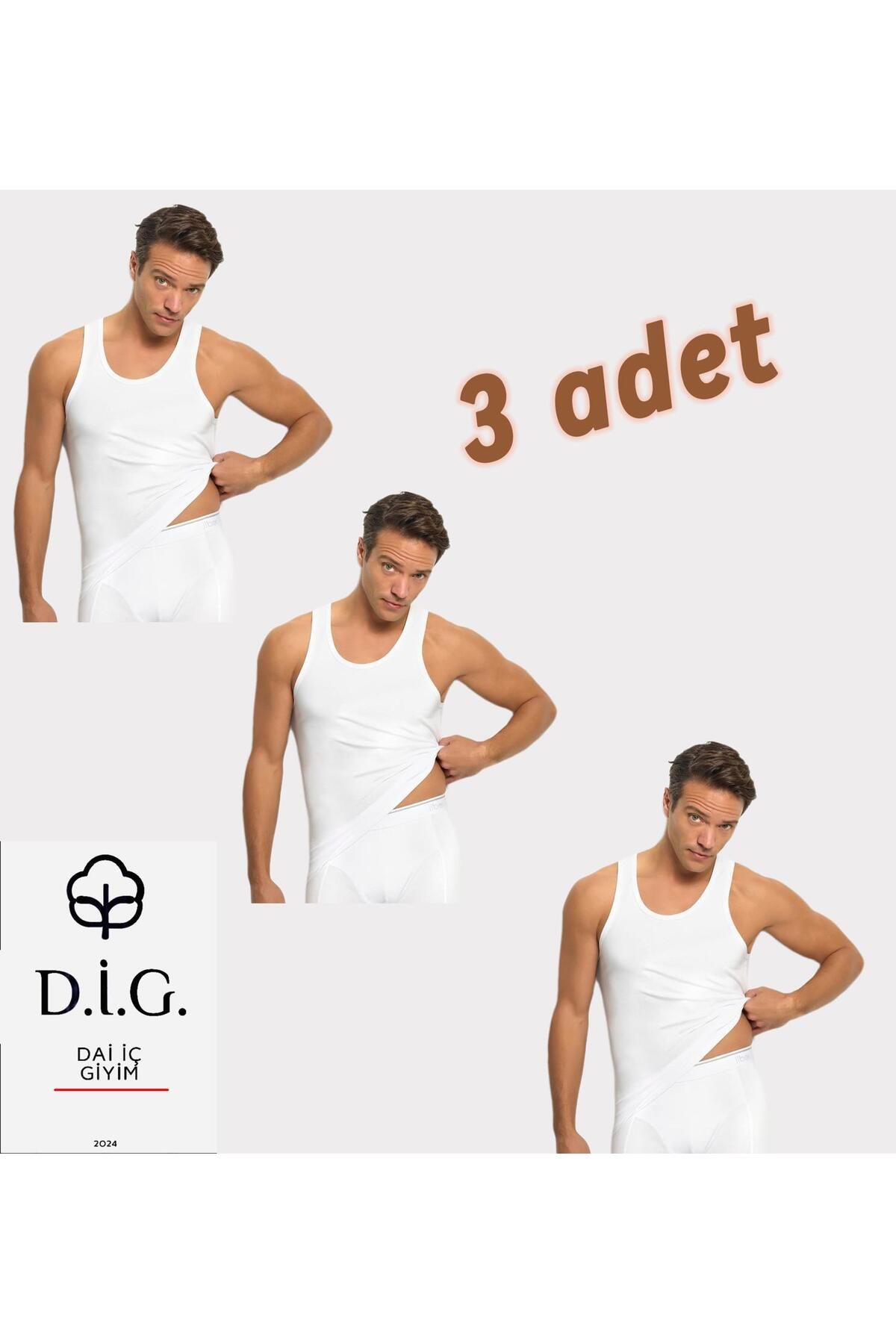 MODA DAİ- PAMUKLU PENYE SÜPREM ERKEK ATLET EKONOMİK RAHAT 3lü