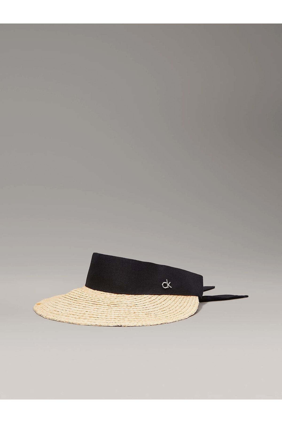Calvin Klein CK LINEN HEADBAND STRAW VISOR