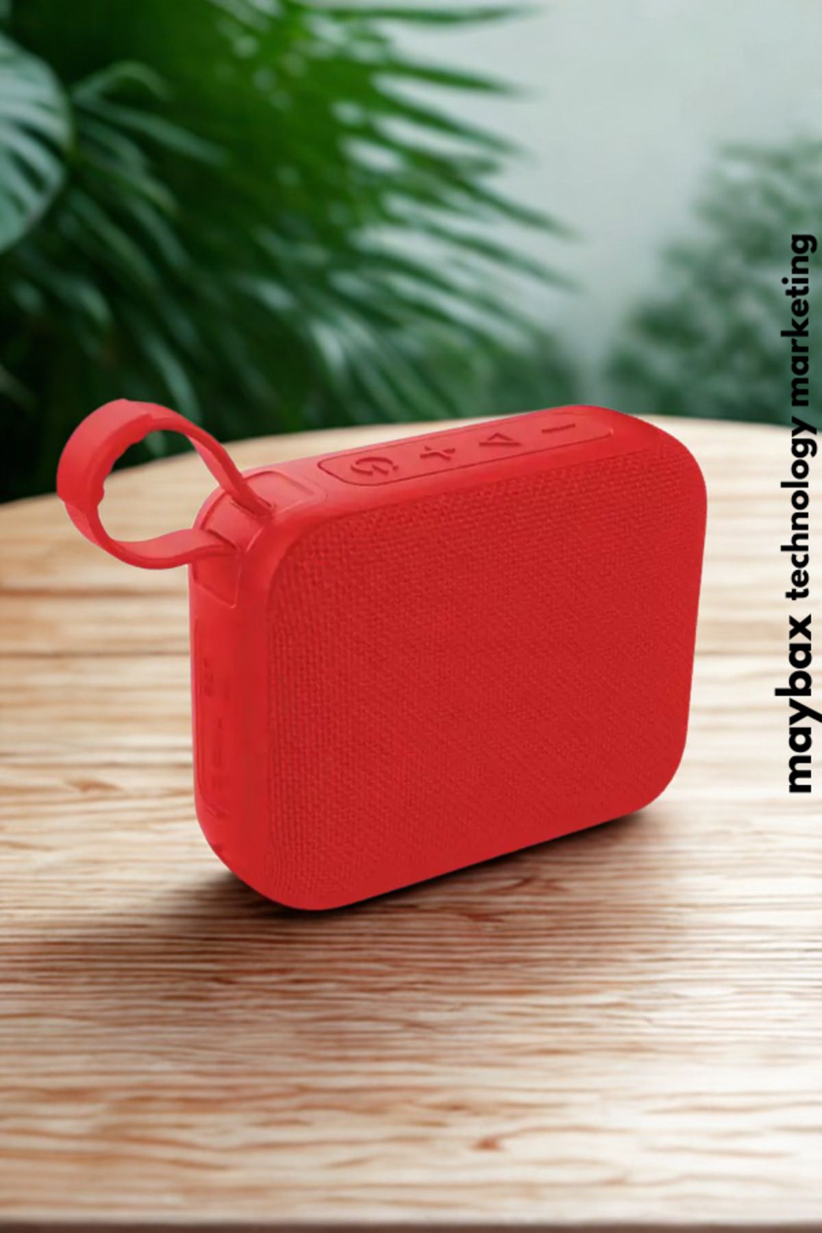 Maybax Bluetooth Hoparlör USB TF Kart Destekli Type-C Şarj Giriş Kablosuz Hoparlör