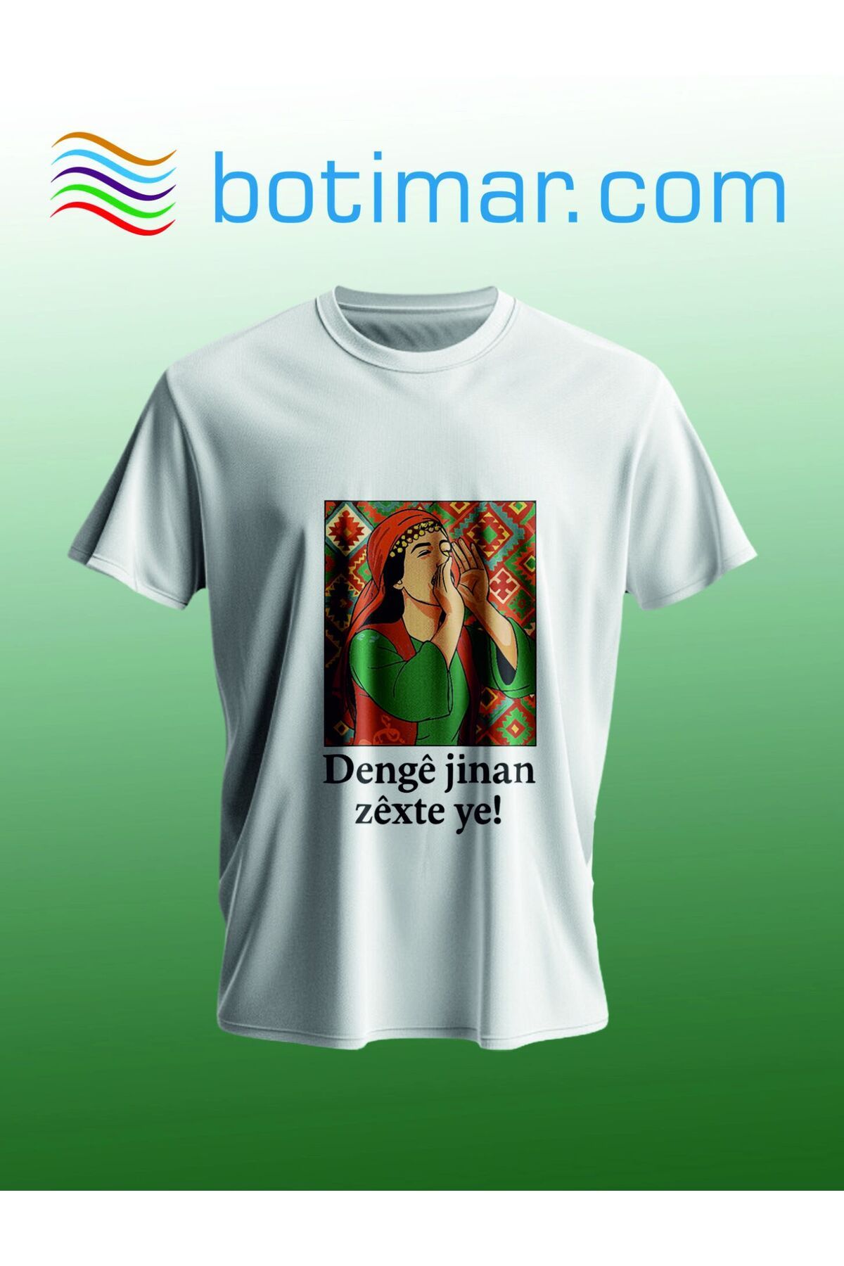 botimar KÜRTÇE TASARIM T-SHIRT-m