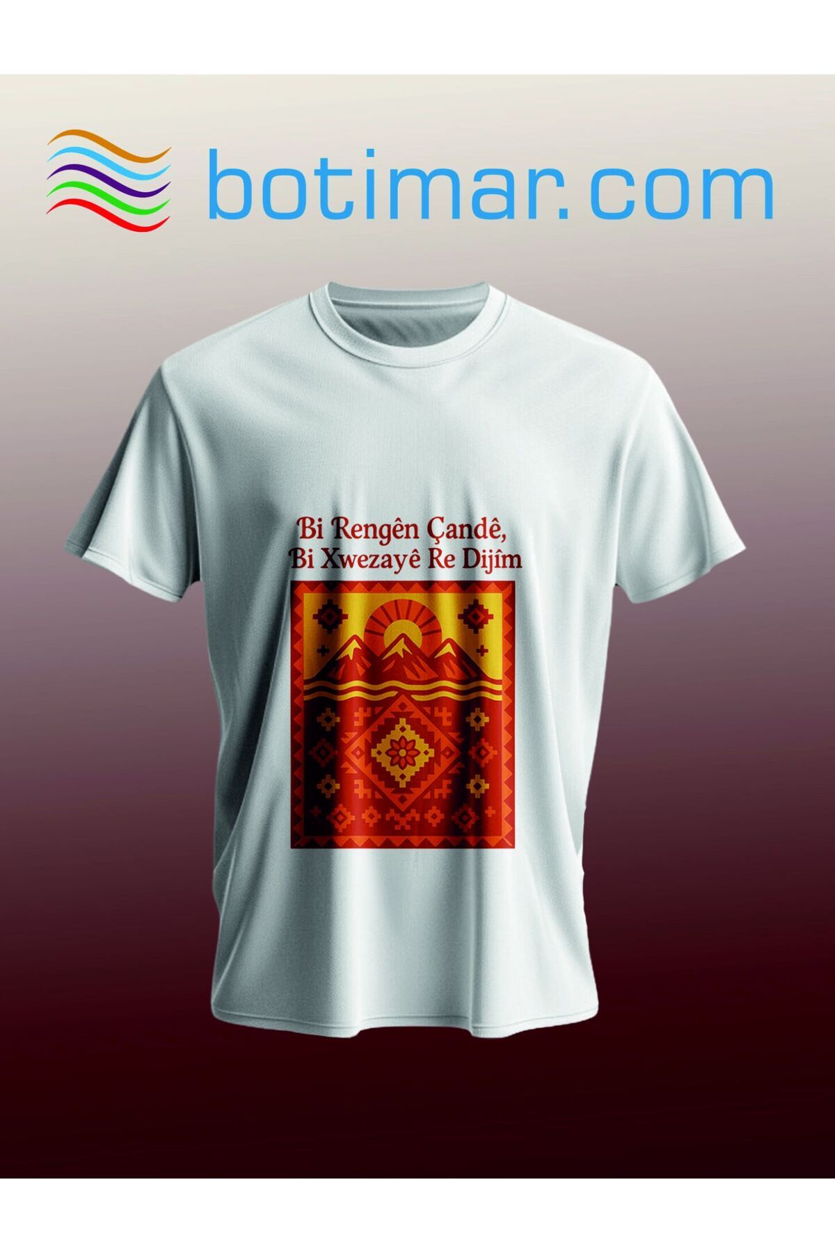 botimar KÜRTÇE TASARIM T-SHIRT-xl