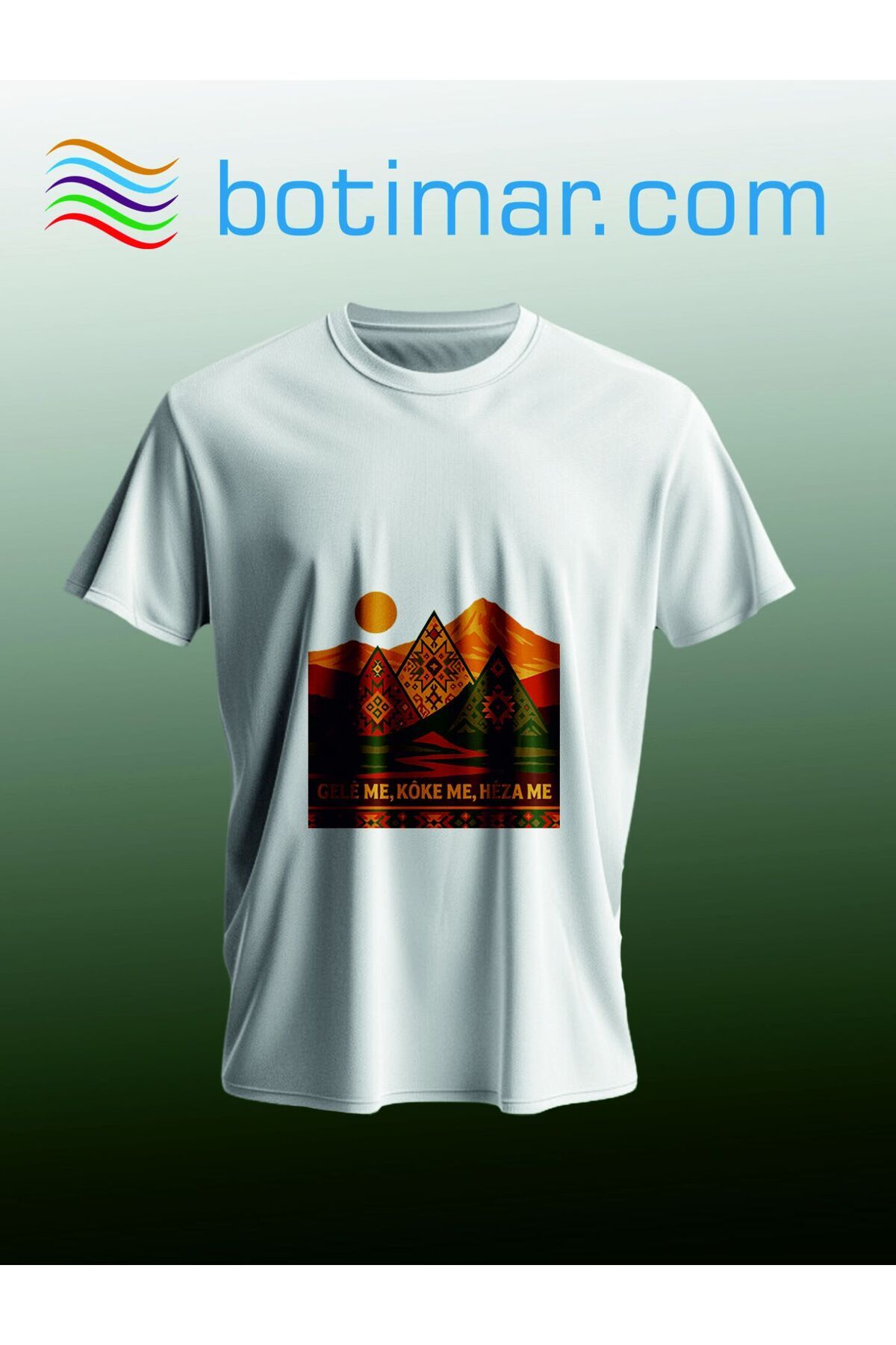 botimar KÜRTÇE TASARIM T-SHIRT-xxl