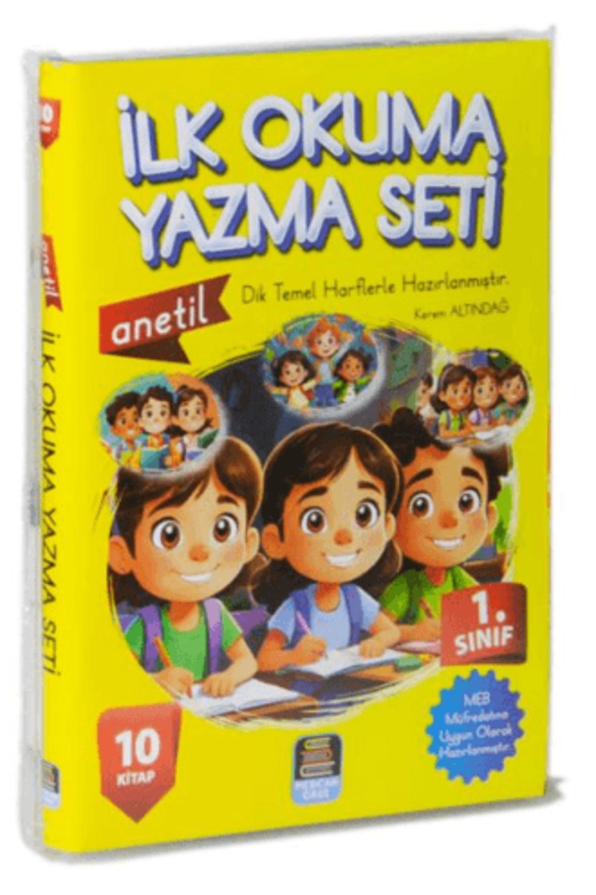Mercan Okul Yayınları 1.Sınıf Anetil İlk Okuma Yazma Seti (10 Kitap)