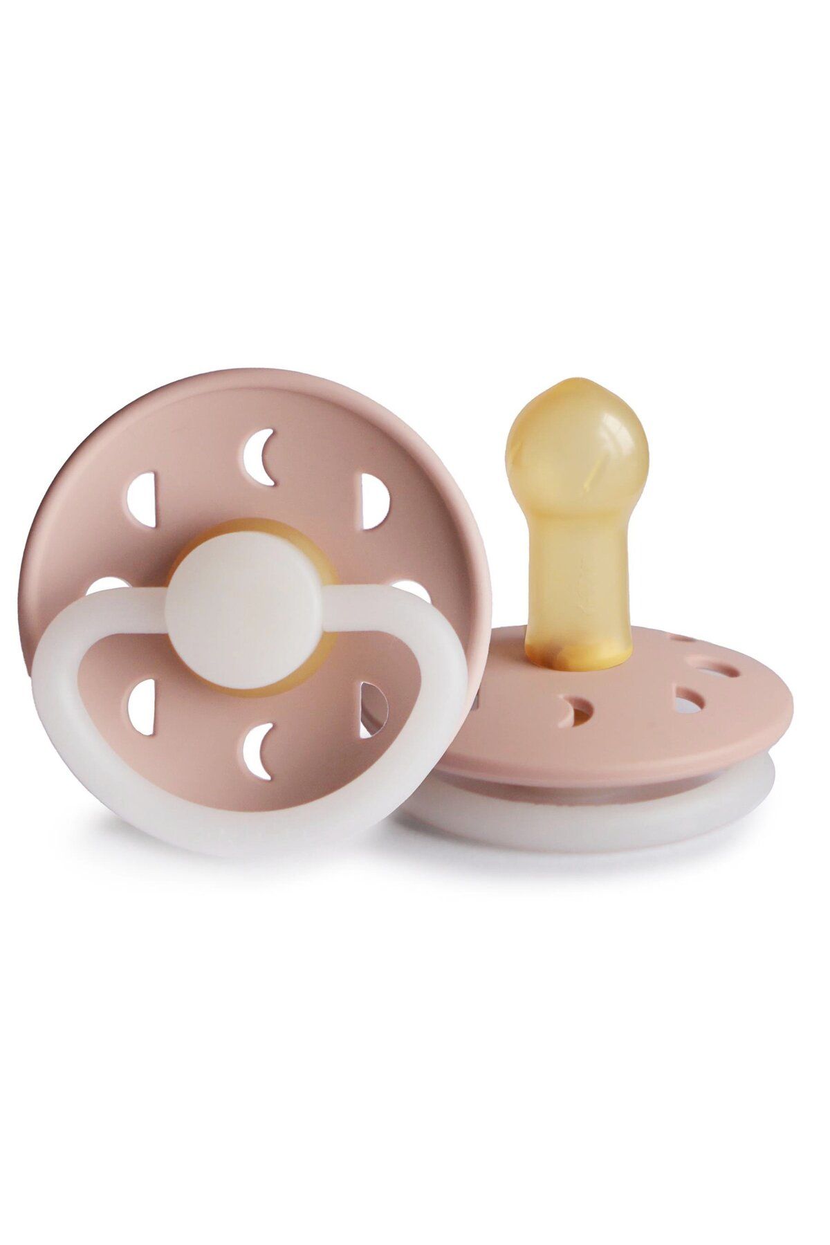 Frigg Moon Phase Kauçuk Emzik - Karanlıkta Parlayan - Blush Night 6-18 Ay