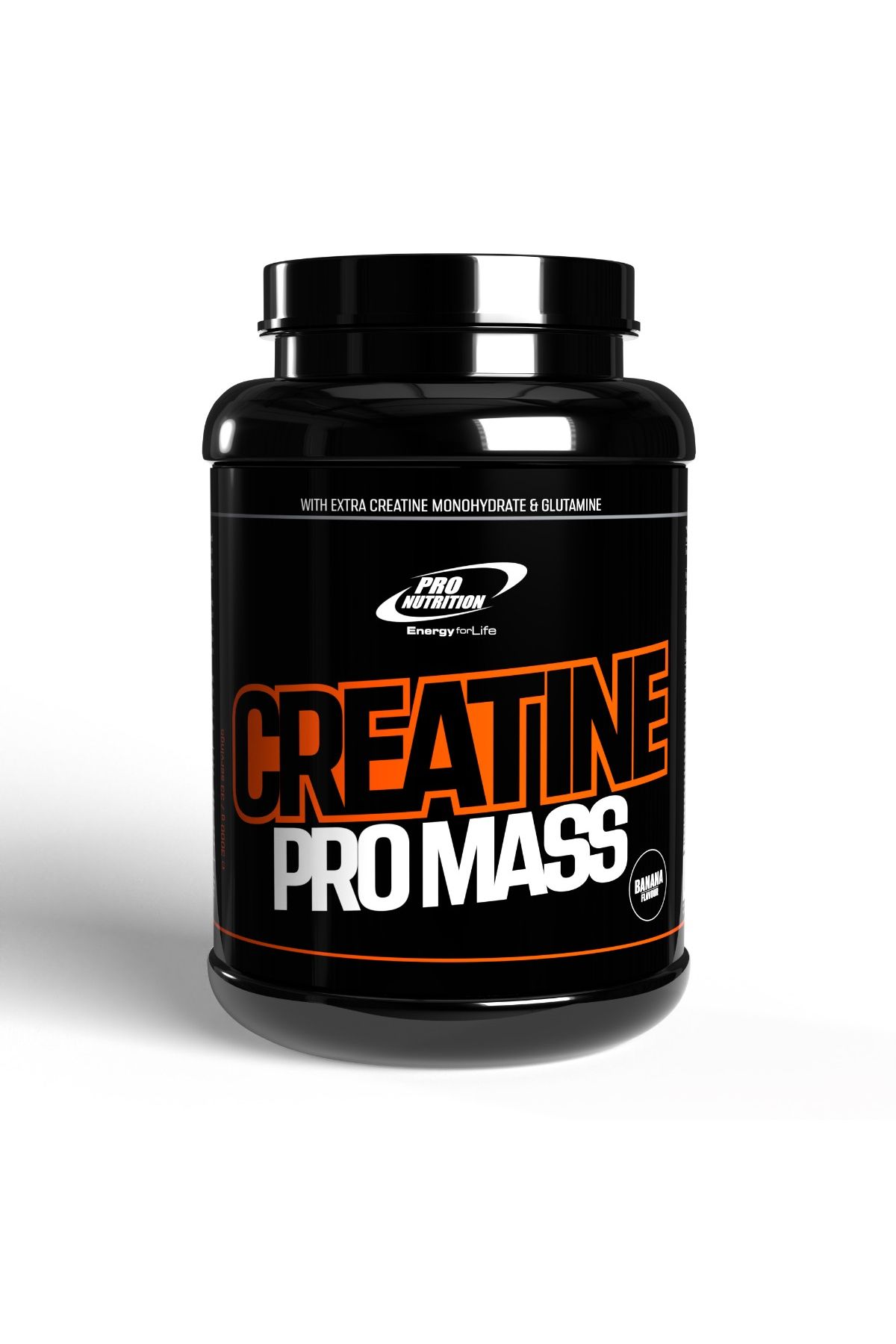 Pro Nutrition Creșterea Masei Musculare Pe Bază De Creatină, Creatine Pro Mass Banana 3000g - One Size
